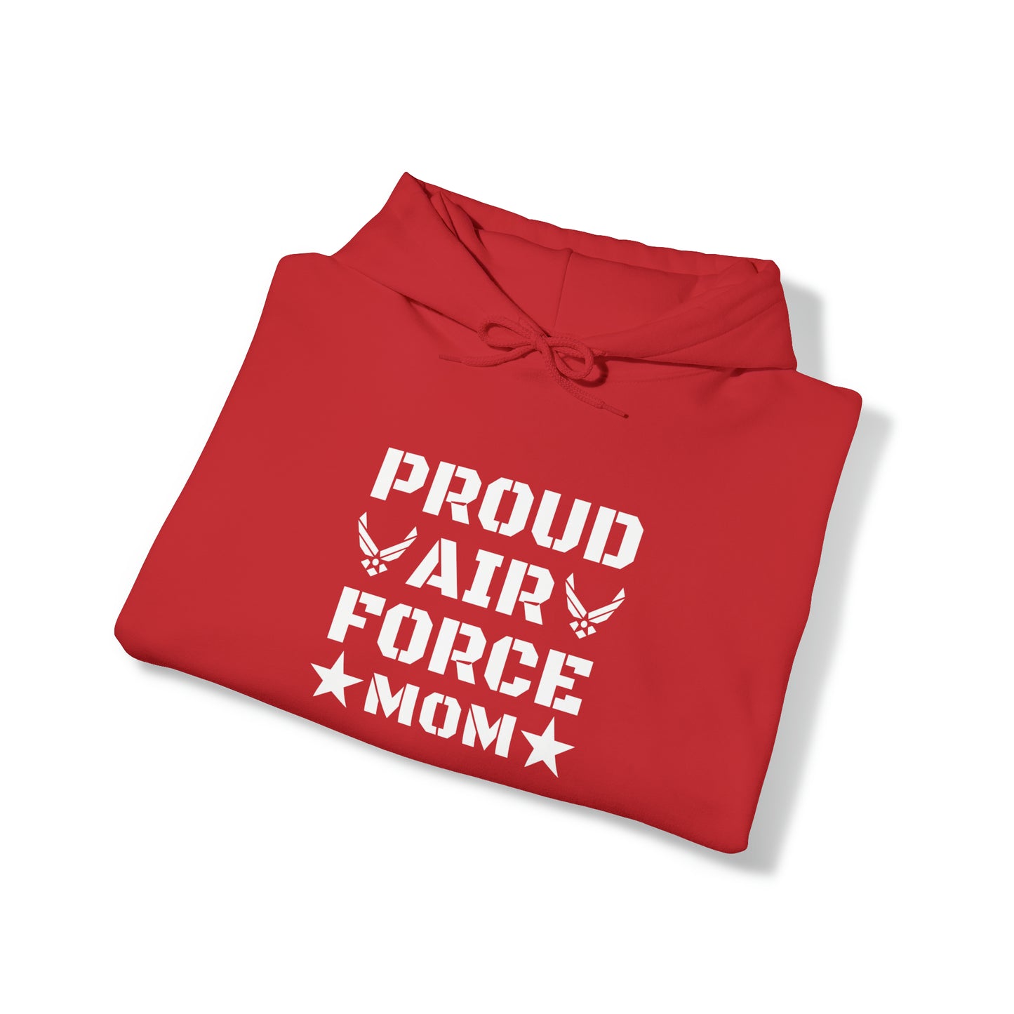Proud Air Force MOM Unisex Heavy Blend™ Hooded Sweatshirt