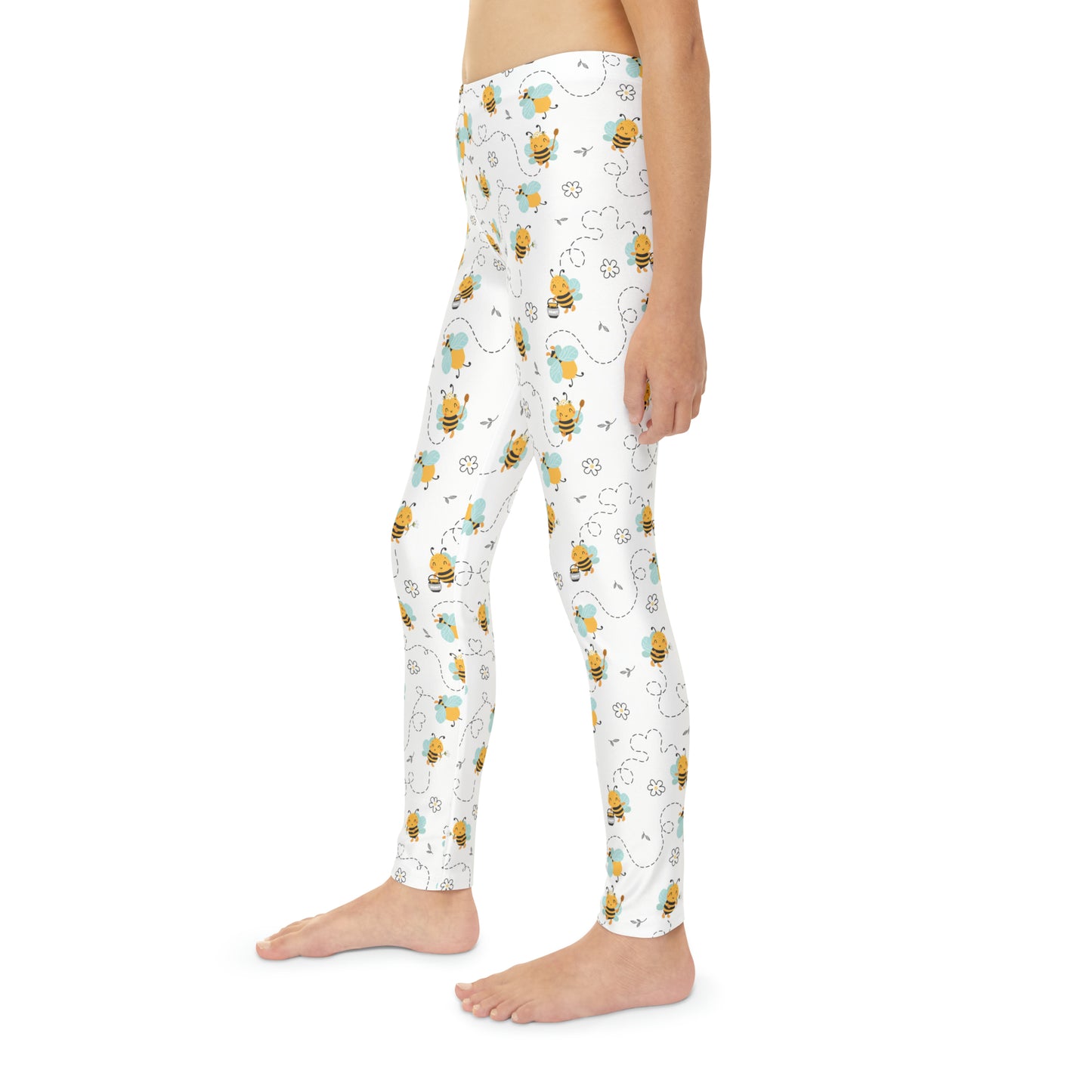 Bees Please Youth Full-Length Leggings