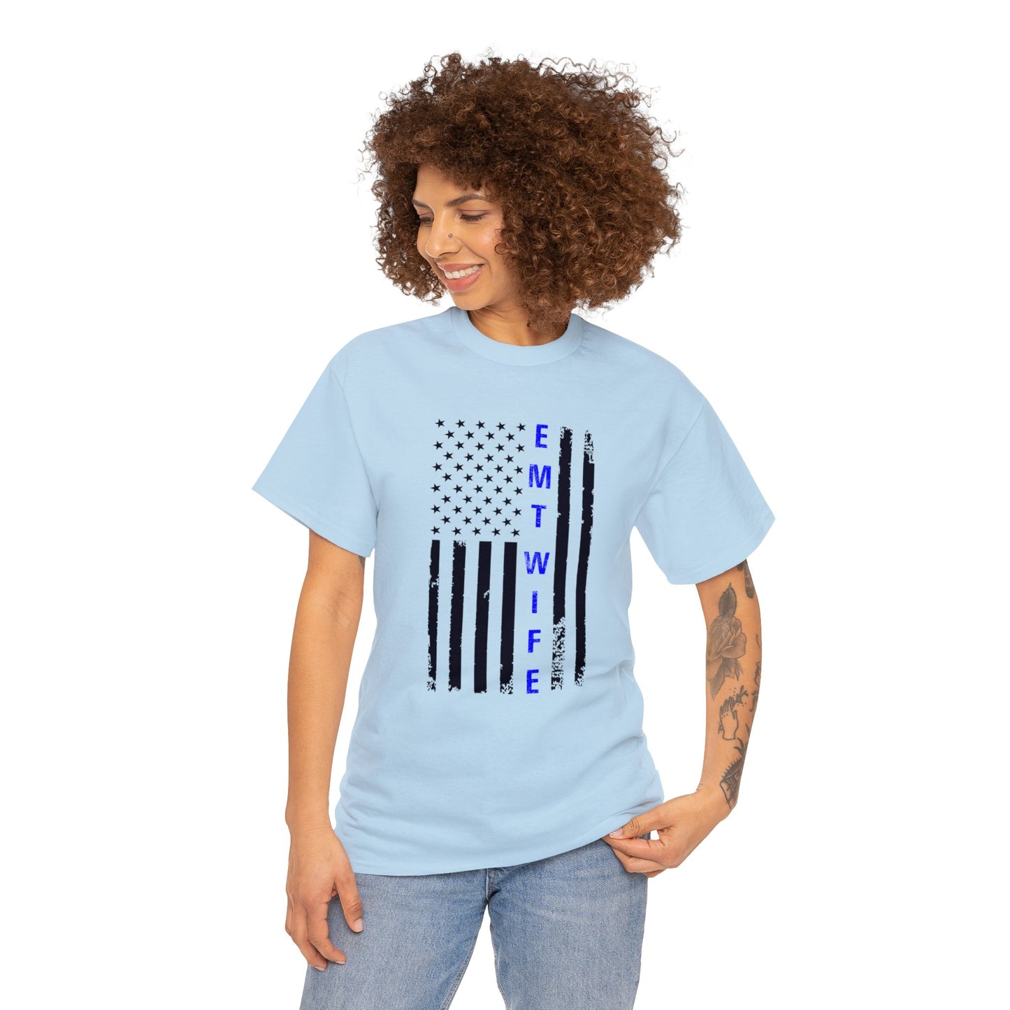 EMT Wife Unisex Heavy Cotton Tee