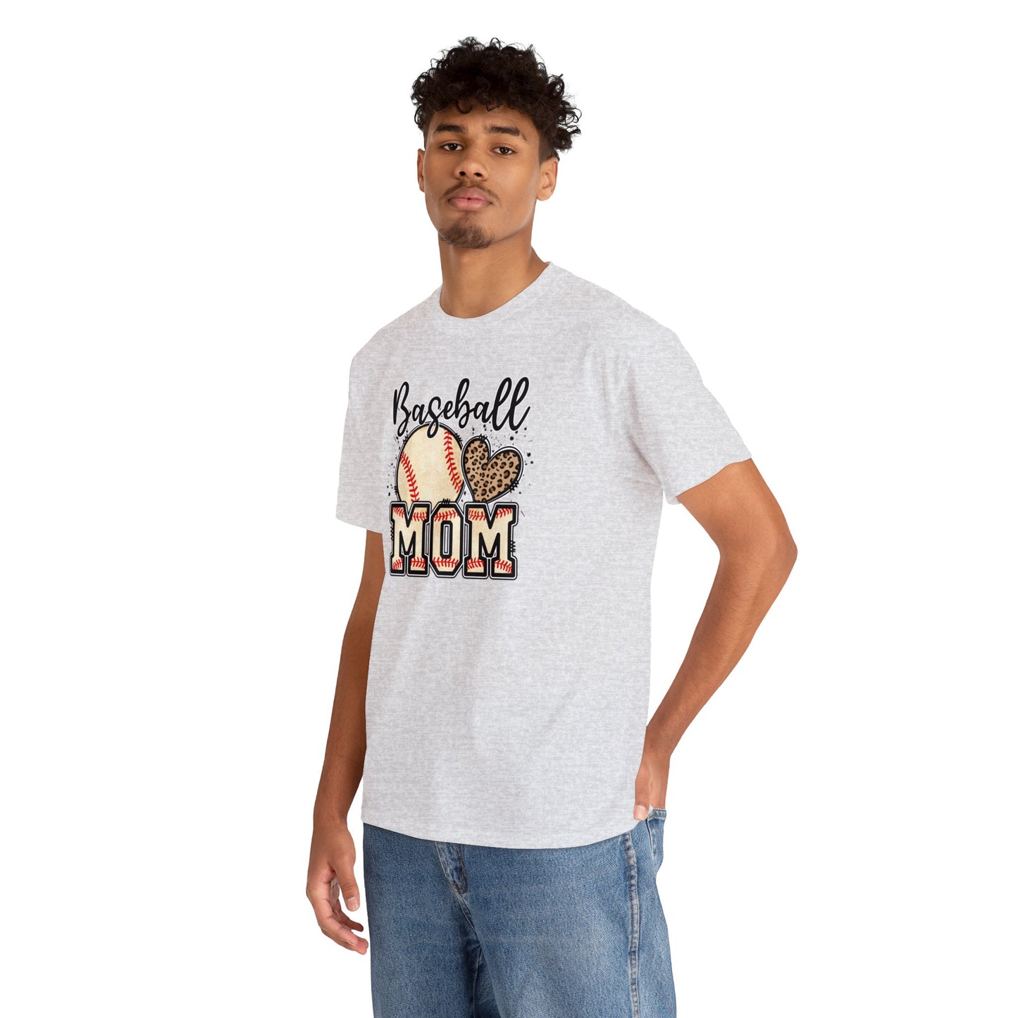 Baseball MOM shirt Unisex Heavy Cotton Tee
