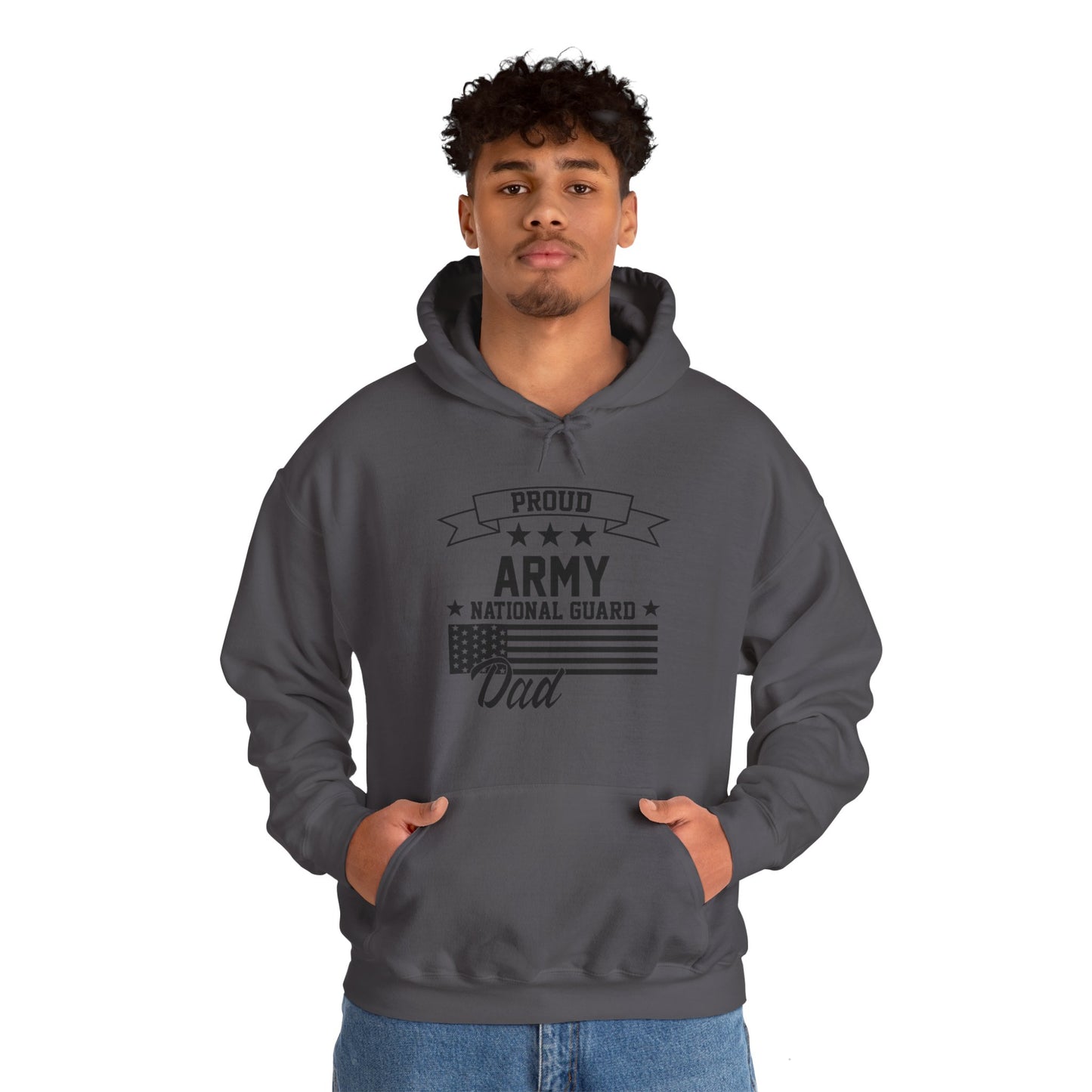 Proud Army National Guard DAD Unisex Heavy Blend™ Hooded Sweatshirt
