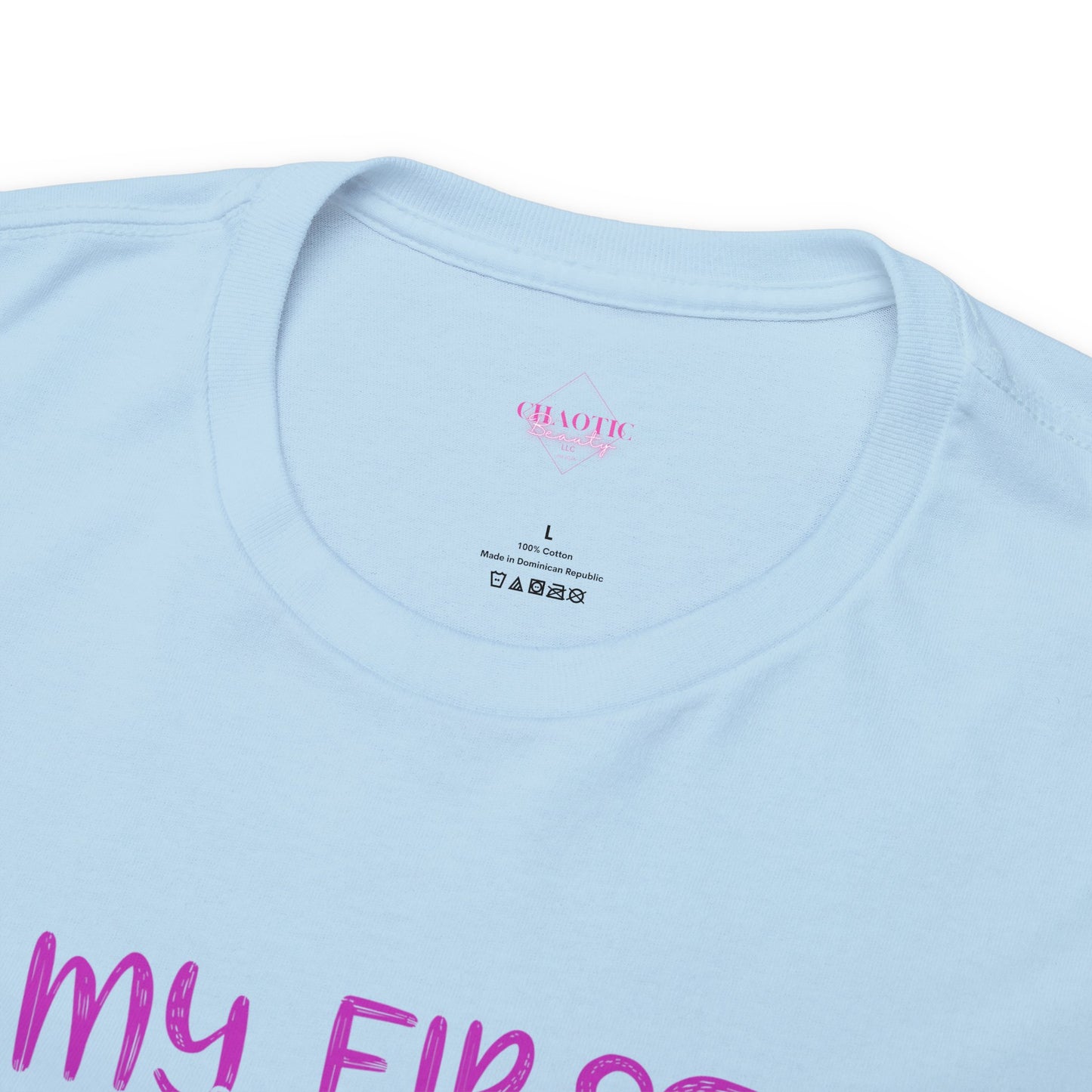 My 1st Mothers Day as a Mom Pink Unisex Heavy Cotton Tee