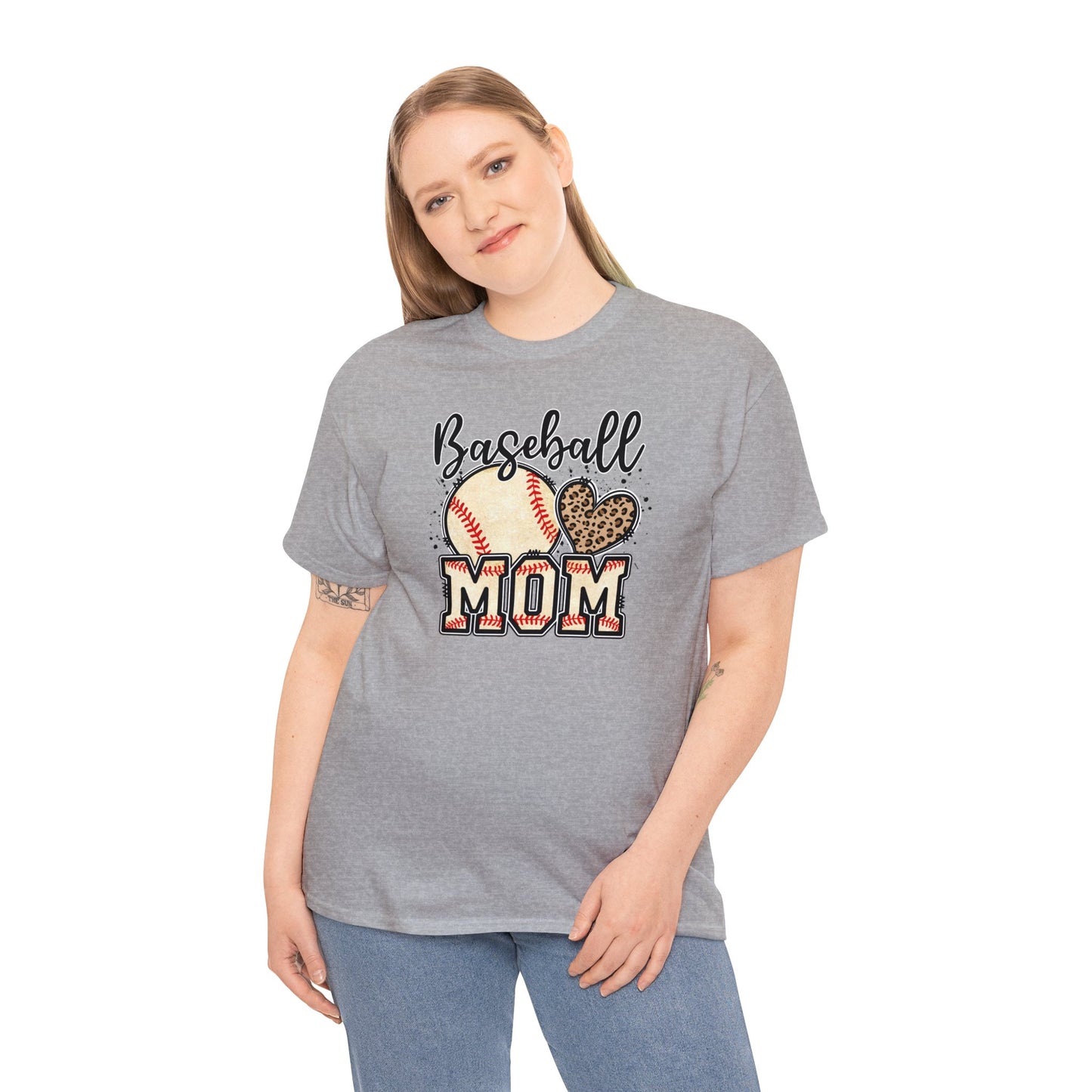 Baseball MOM shirt Unisex Heavy Cotton Tee