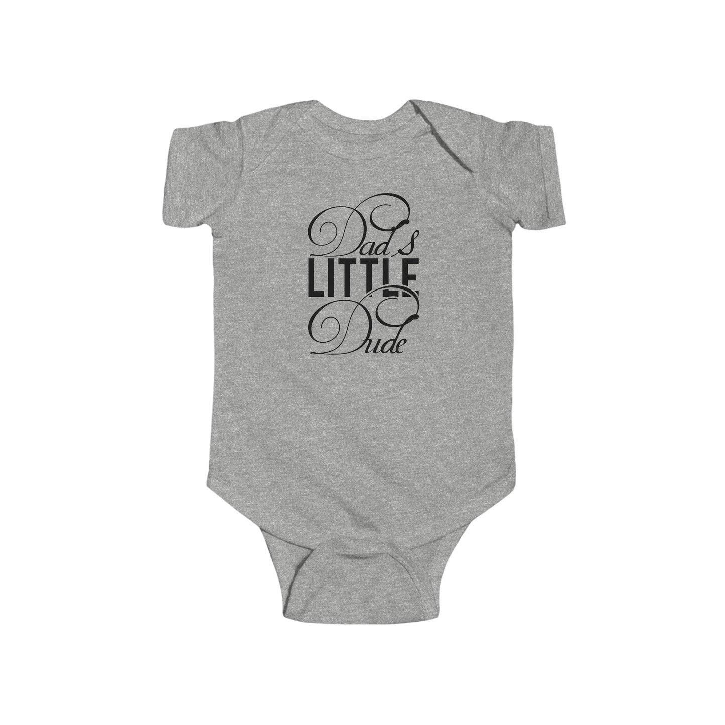 Daddys Little Dude Infant Fine Jersey Bodysuit
