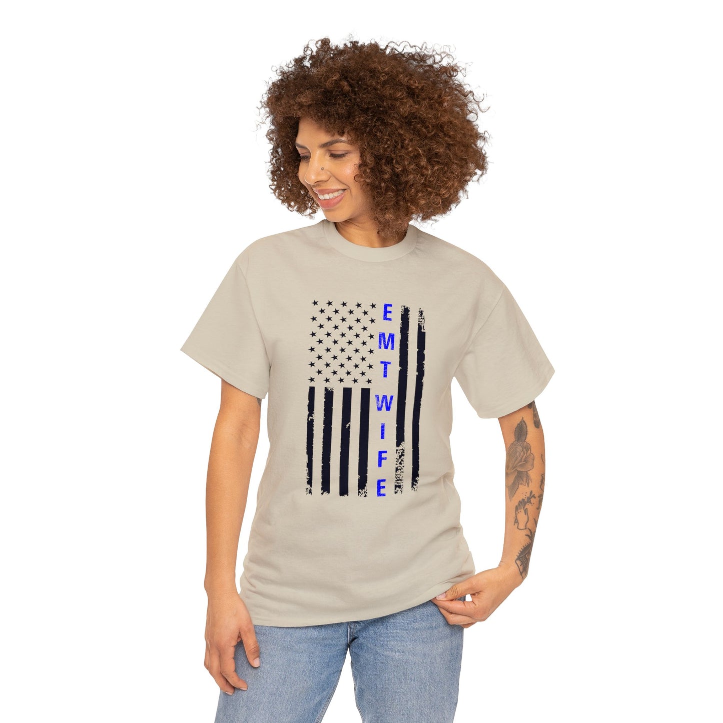 EMT Wife Unisex Heavy Cotton Tee