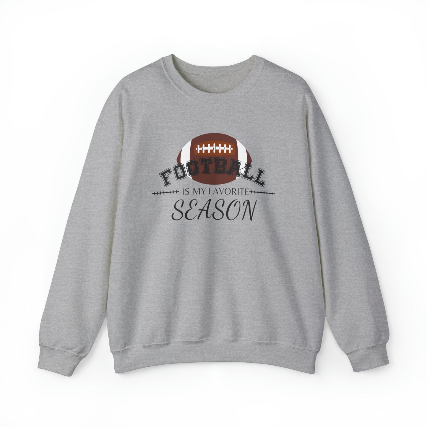 Football is My Favorite Season Unisex Heavy Blend™ Crewneck Sweatshirt