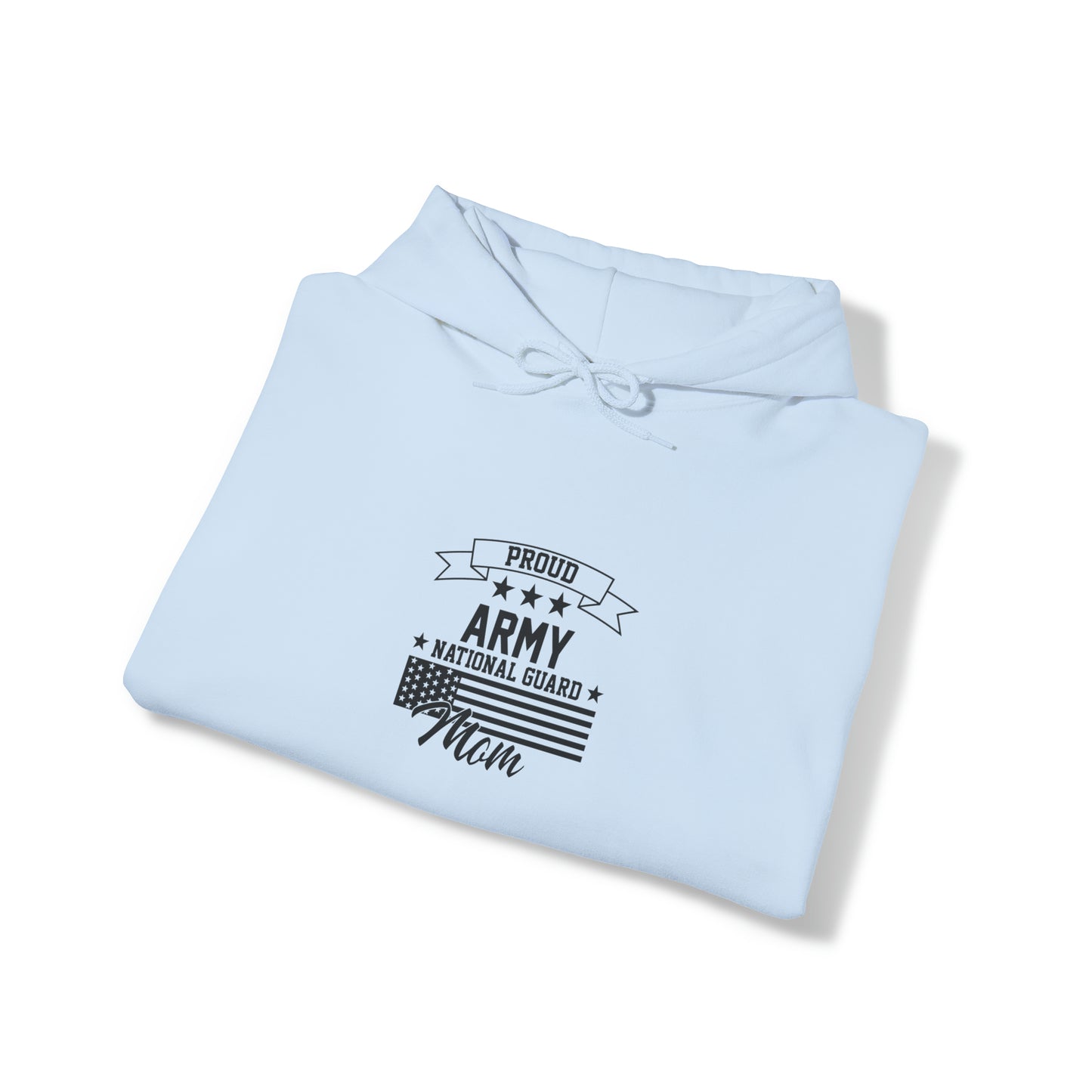 Proud Army National Guard MOM Unisex Heavy Blend™ Hooded Sweatshirt