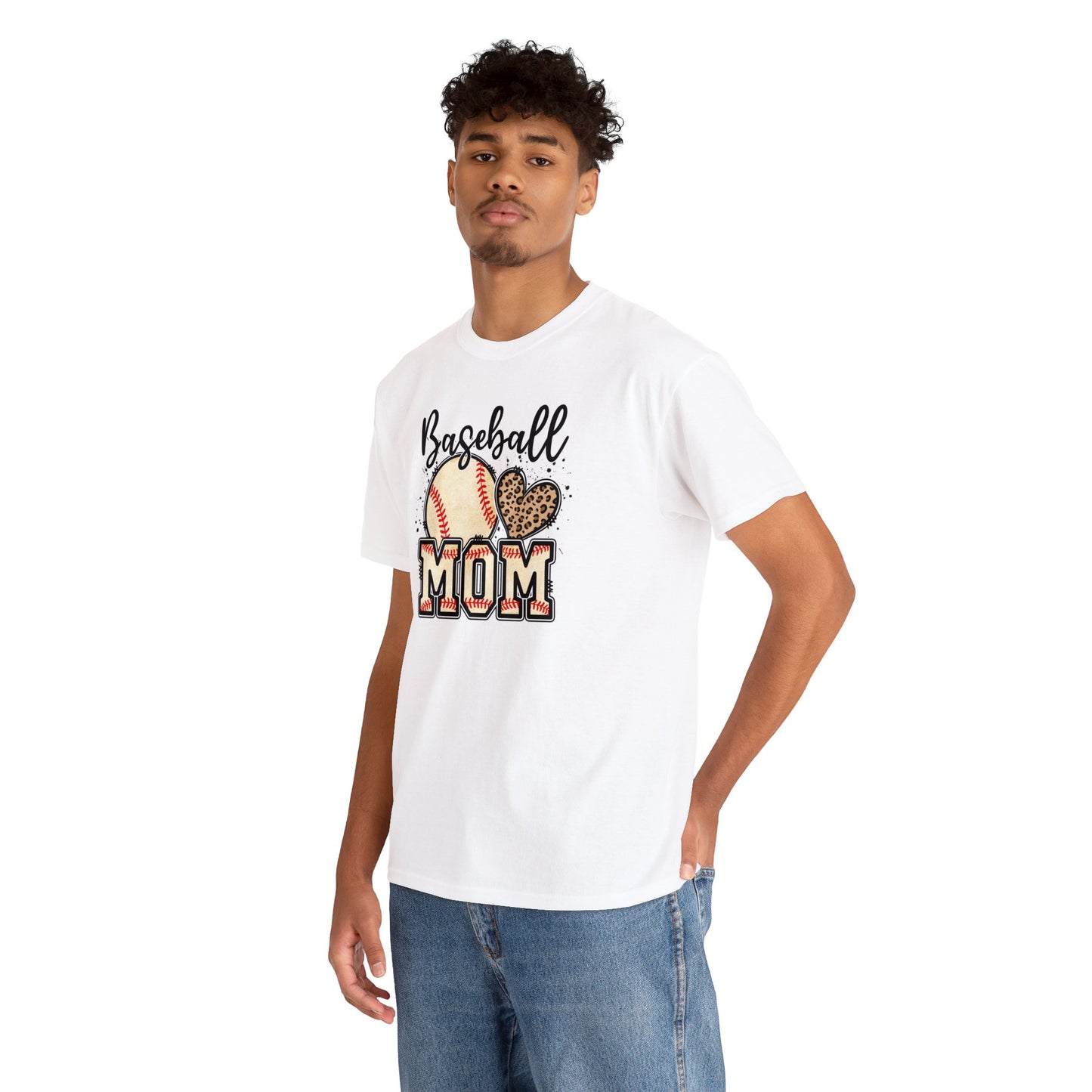 Baseball MOM shirt Unisex Heavy Cotton Tee