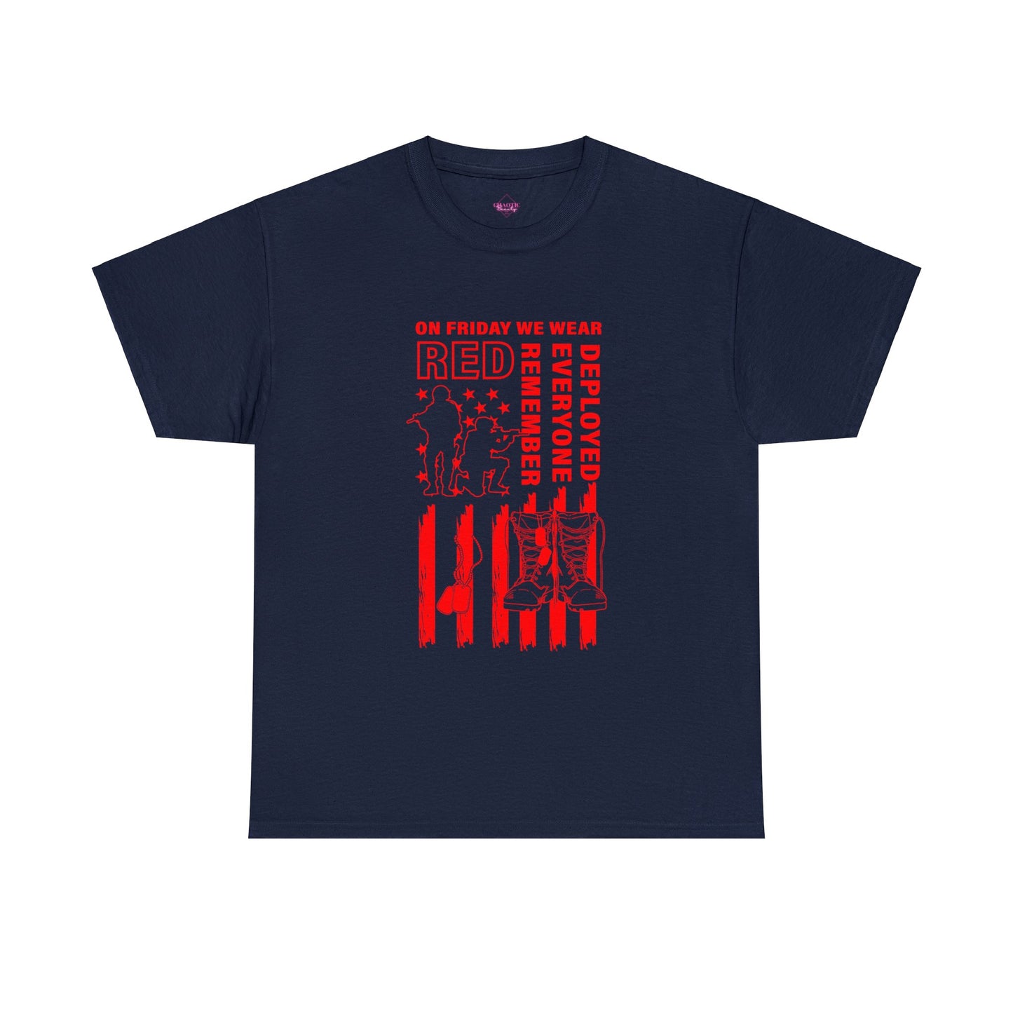 I Wear R.E.D. on Fridays Unisex Heavy Cotton Tee