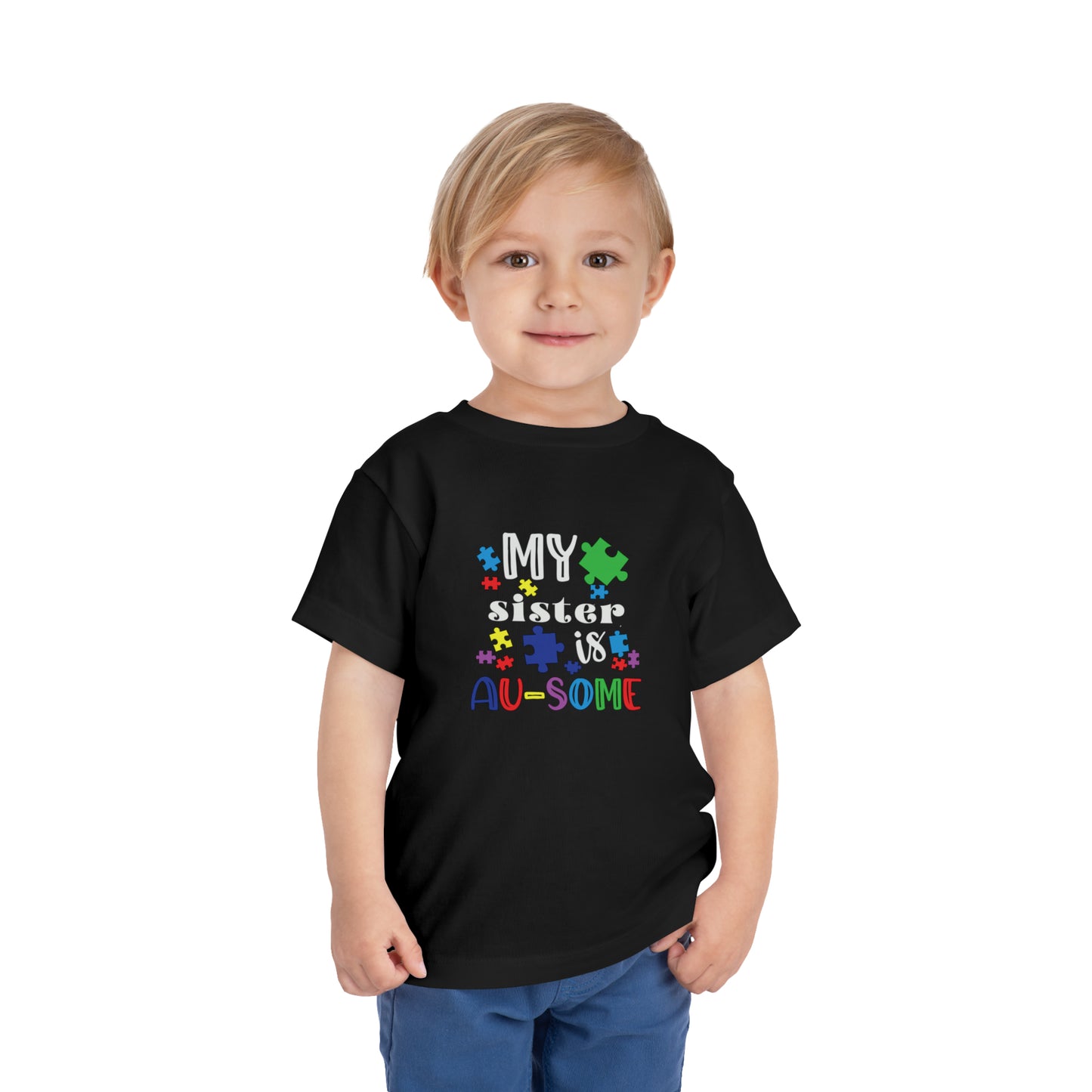 My Sister is Au-some Toddler Short Sleeve Tee