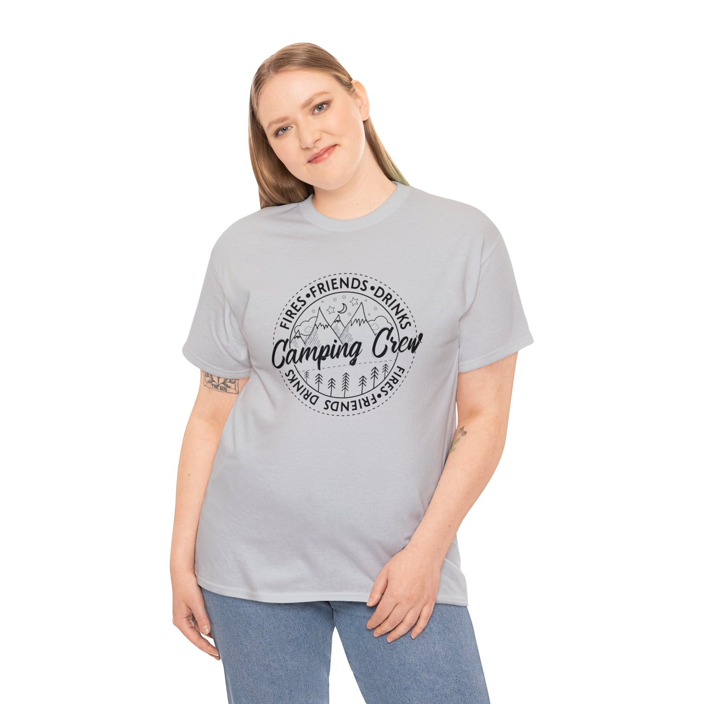 Camping Crew Unisex Heavy Cotton Tee