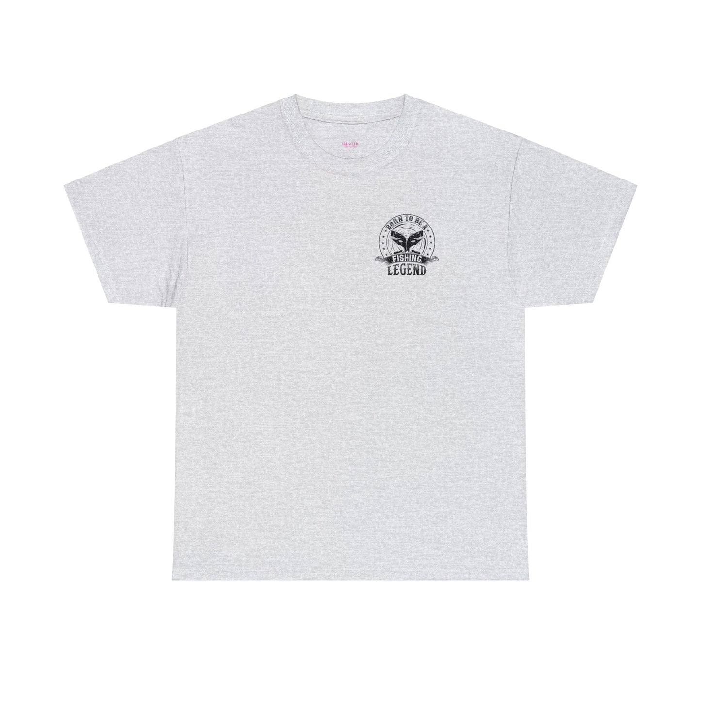 Born To Be A Fishing Legend Unisex Heavy Cotton Tee
