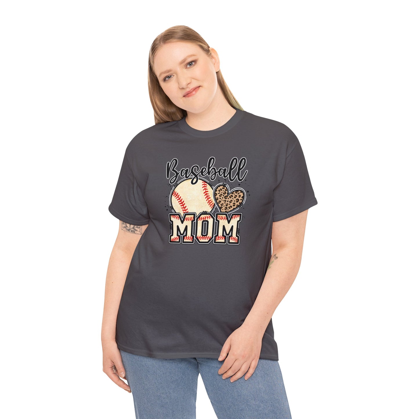 Baseball MOM shirt Unisex Heavy Cotton Tee