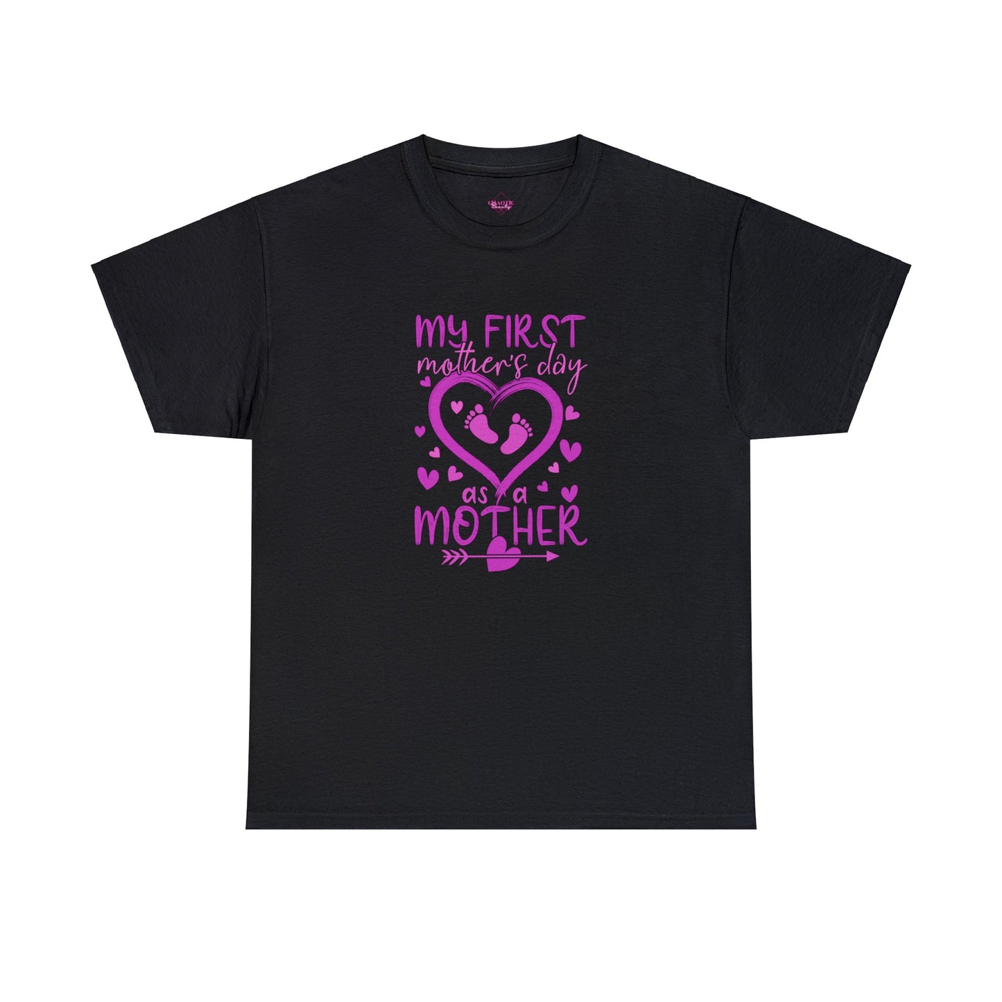 My 1st Mothers Day as a Mom Pink Unisex Heavy Cotton Tee