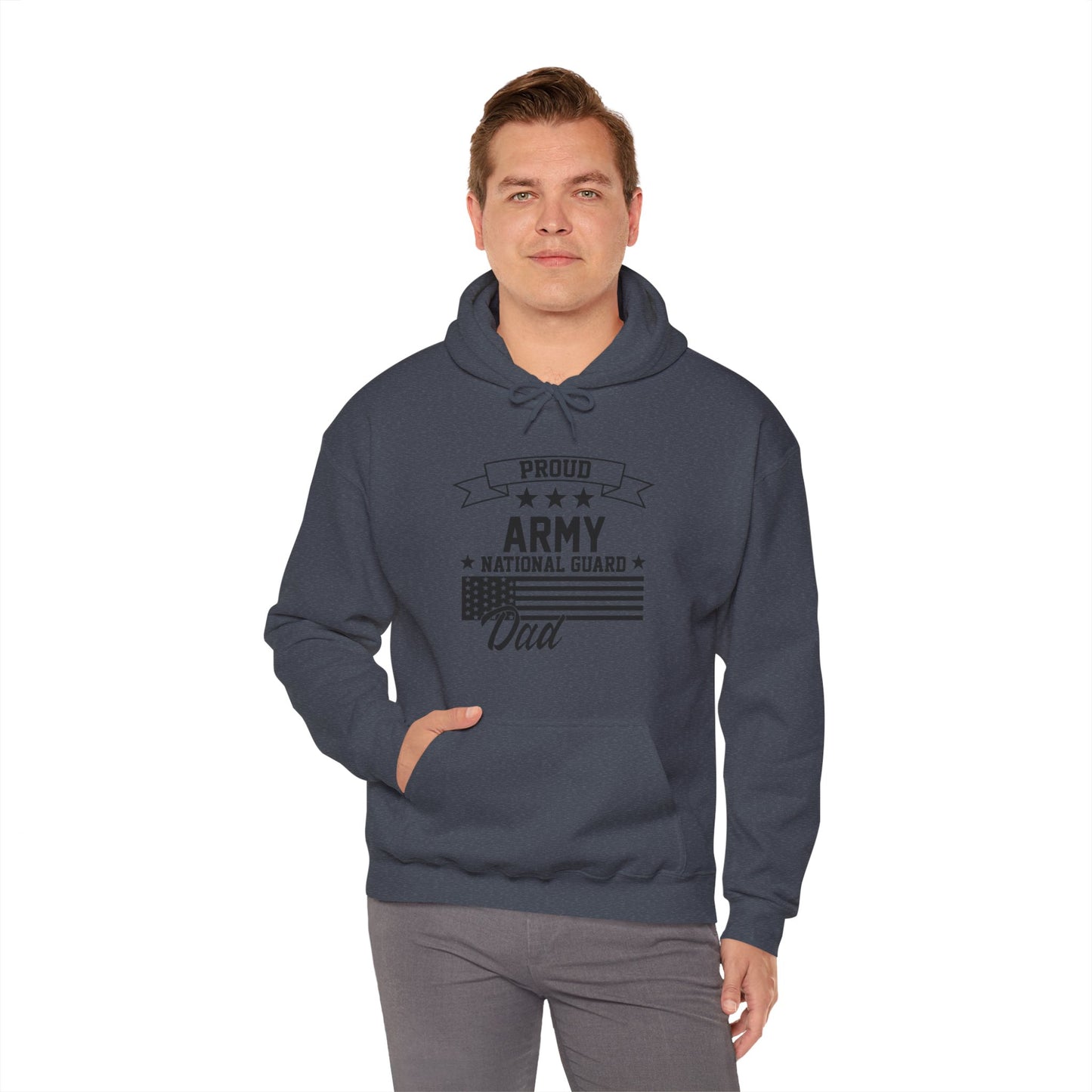Proud Army National Guard DAD Unisex Heavy Blend™ Hooded Sweatshirt