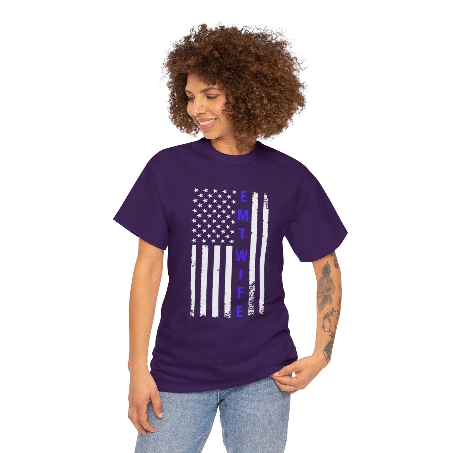 EMT Wife Unisex Heavy Cotton Tee