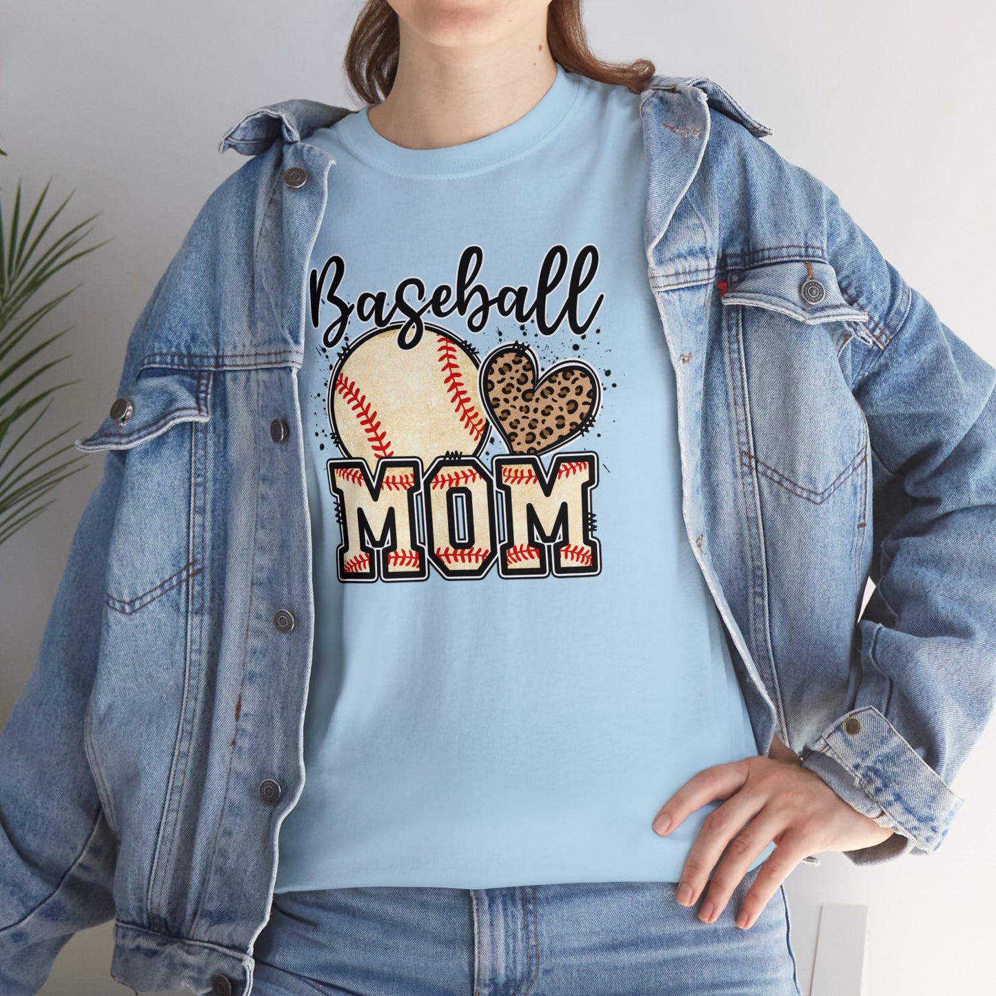 Baseball MOM shirt Unisex Heavy Cotton Tee