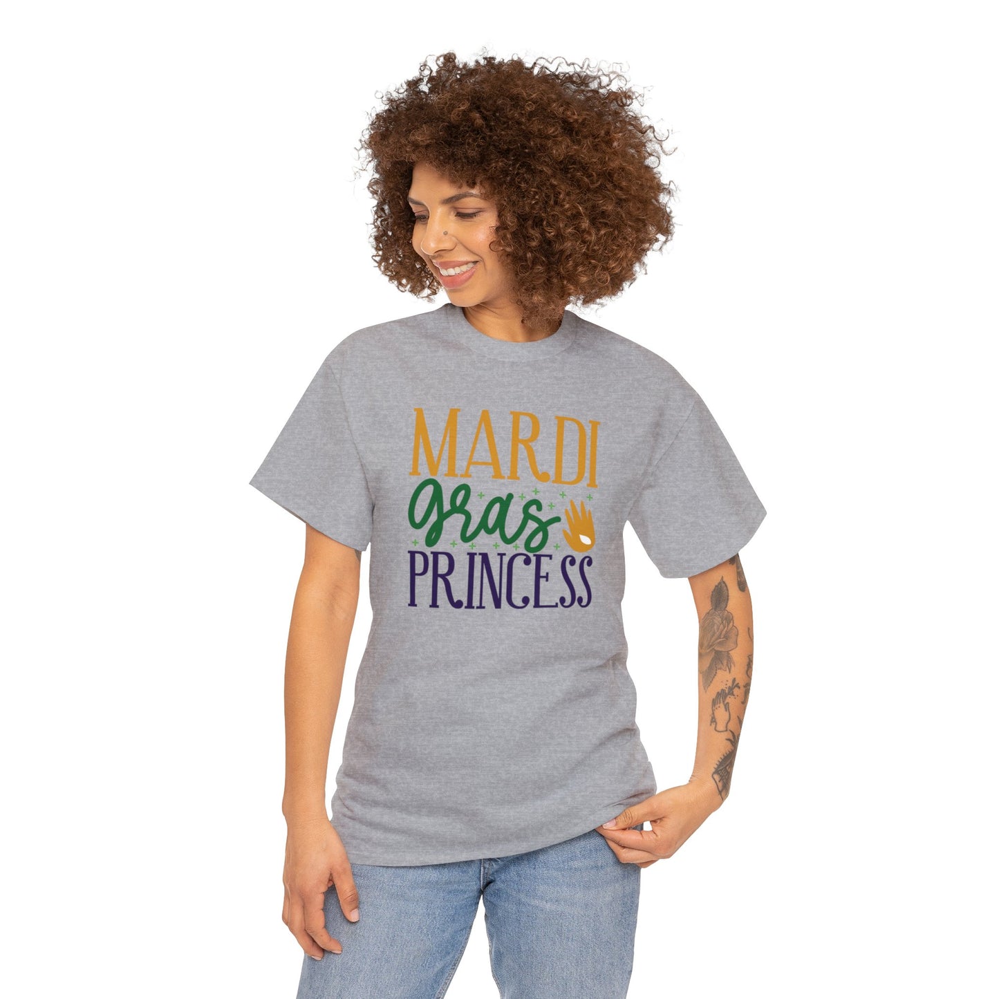 Mardi Gras Princess Unisex Heavy Cotton Tee