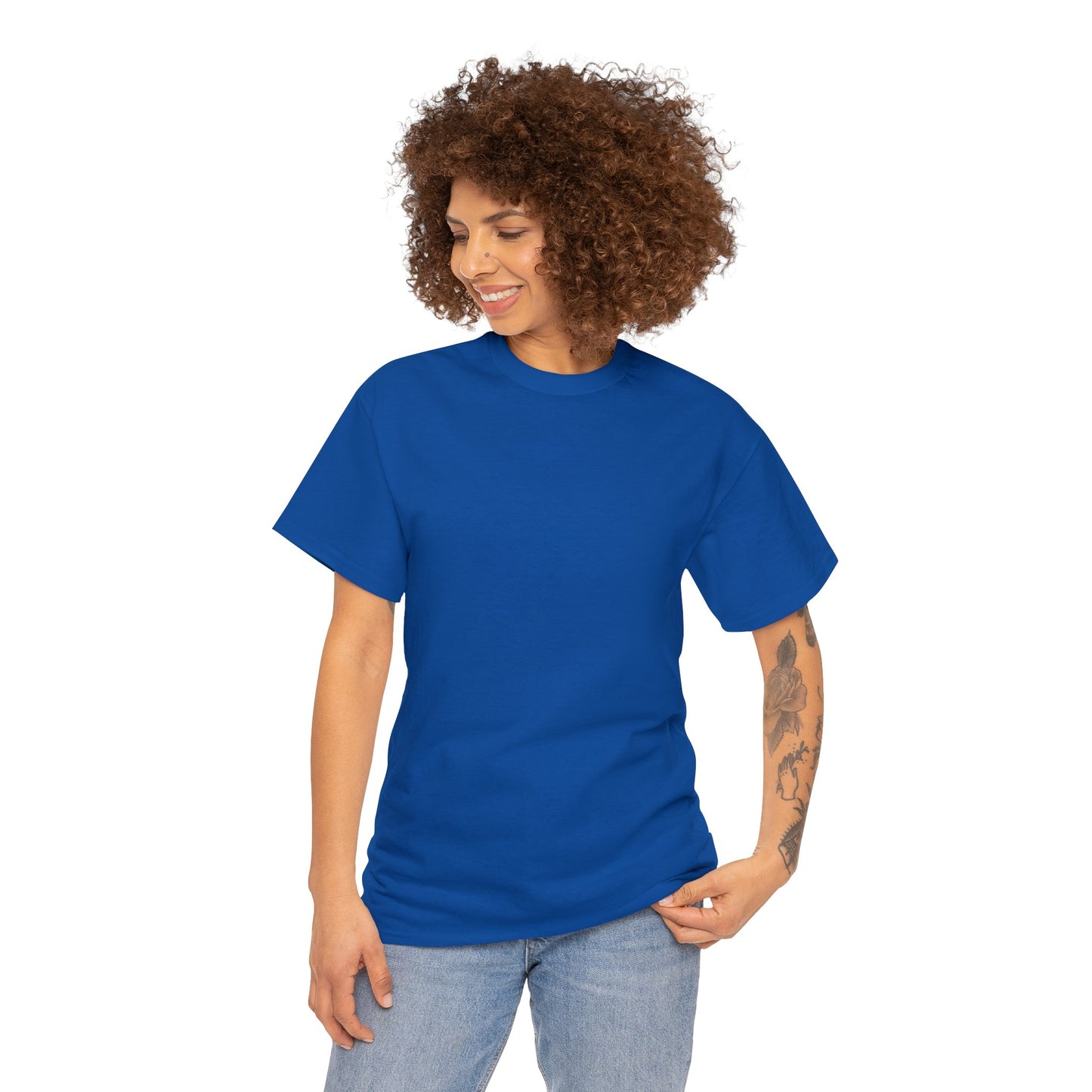 Firefighter Honor: Honoring The Past Protecting The Future (on back) Unisex Heavy Cotton Tee