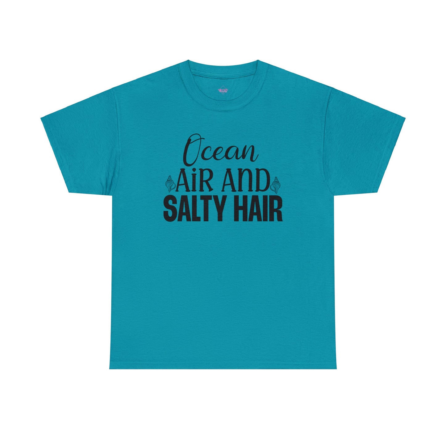 Ocean Air and Salty Hair Unisex Heavy Cotton Tee