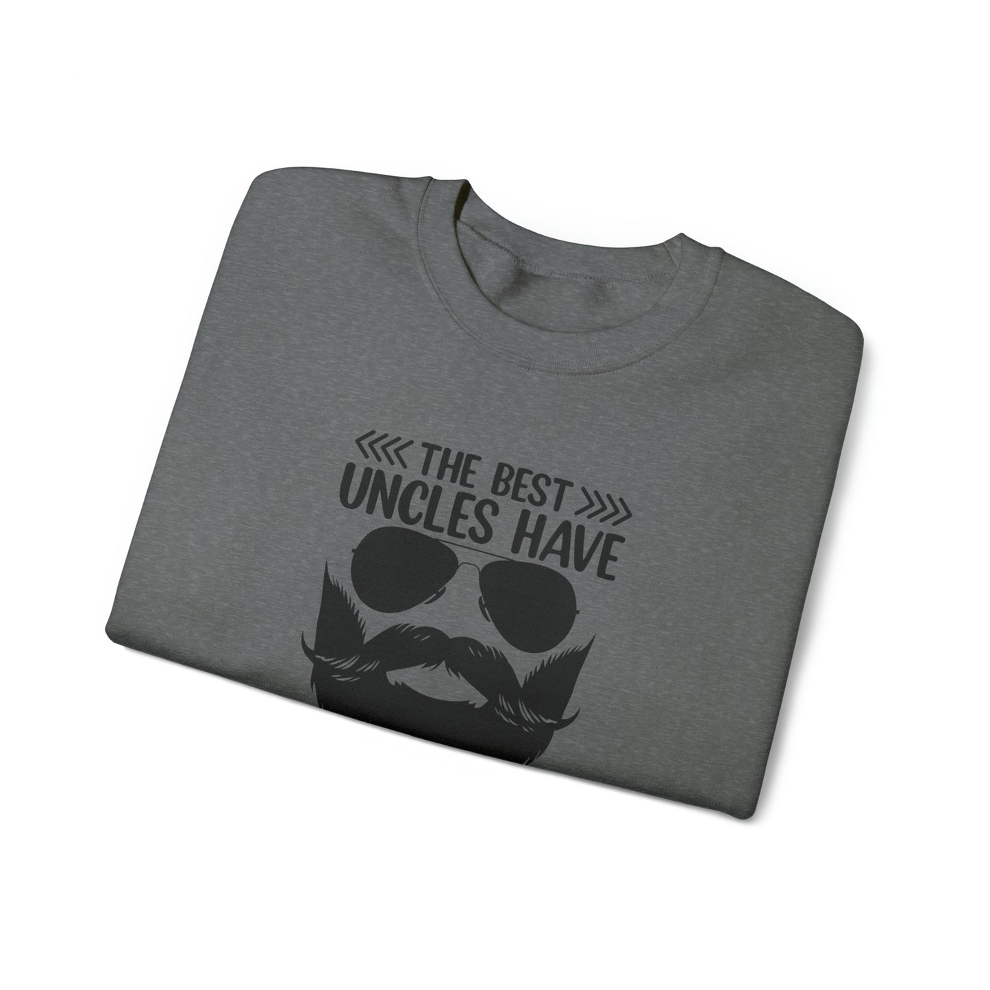 The Best Uncles Have Beards Unisex Heavy Blend™ Crewneck Sweatshirt