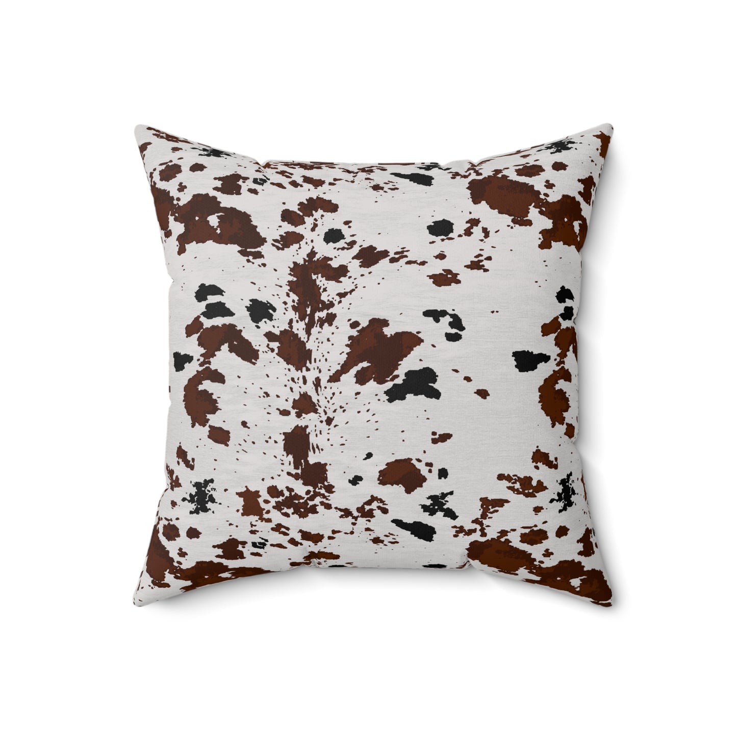 Cowhide Print Inspired Spun Polyester Square Pillow