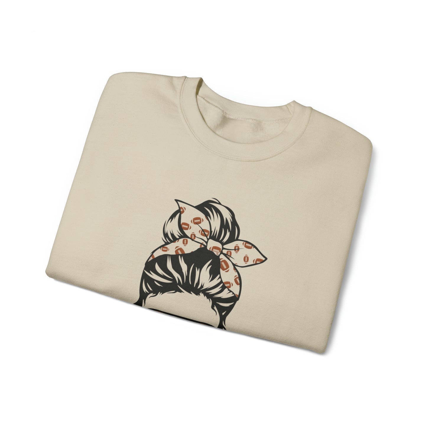 Mom of Both (football/cheerleading) Unisex Heavy Blend™ Crewneck Sweatshirt