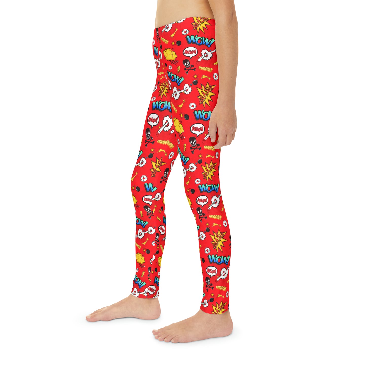 Superhero Inspired Youth Full-Length Leggings
