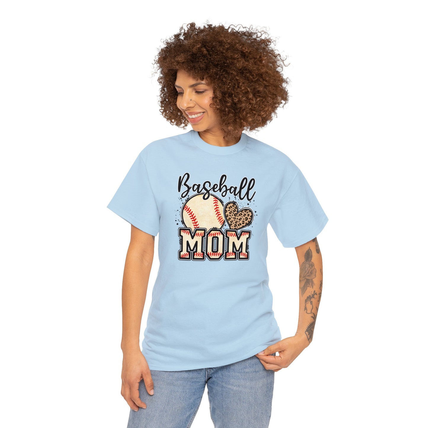 Baseball MOM shirt Unisex Heavy Cotton Tee