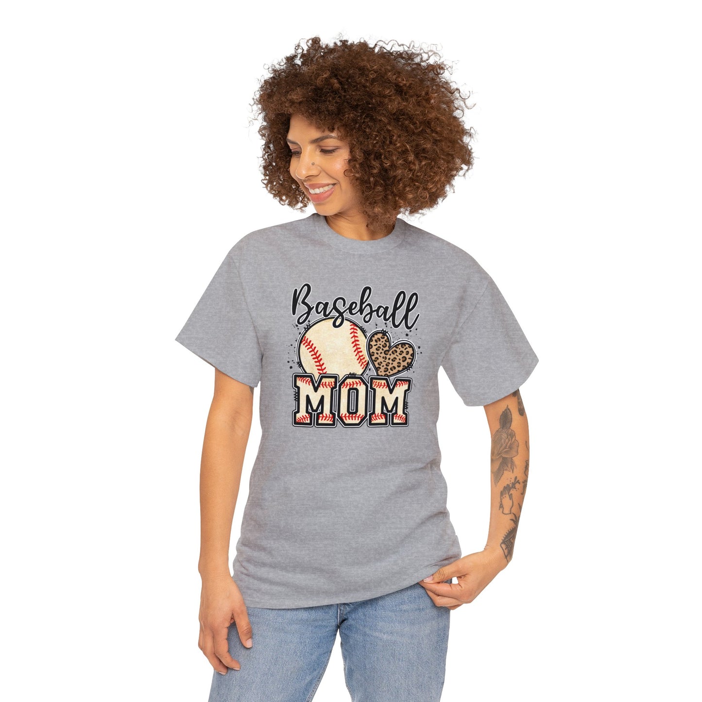 Baseball MOM shirt Unisex Heavy Cotton Tee