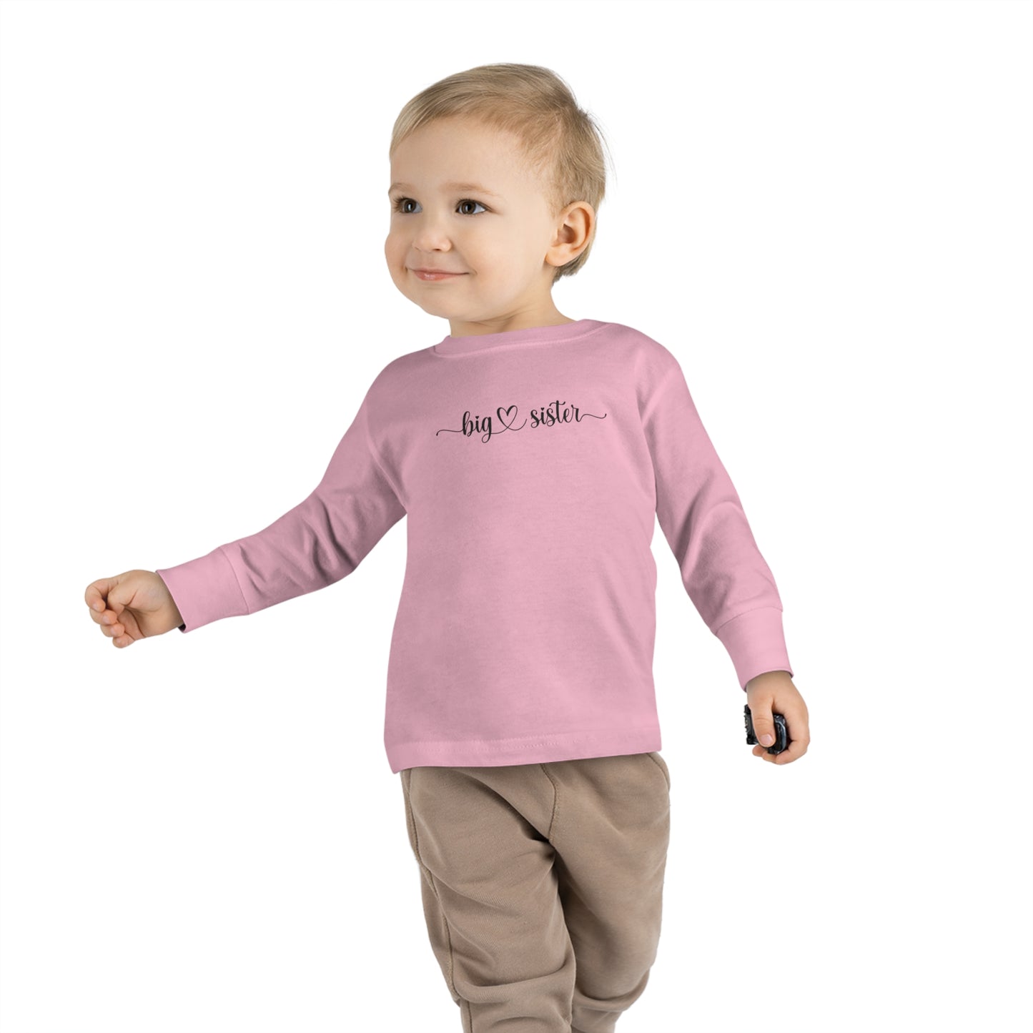 Big Sister Toddler Long Sleeve Tee