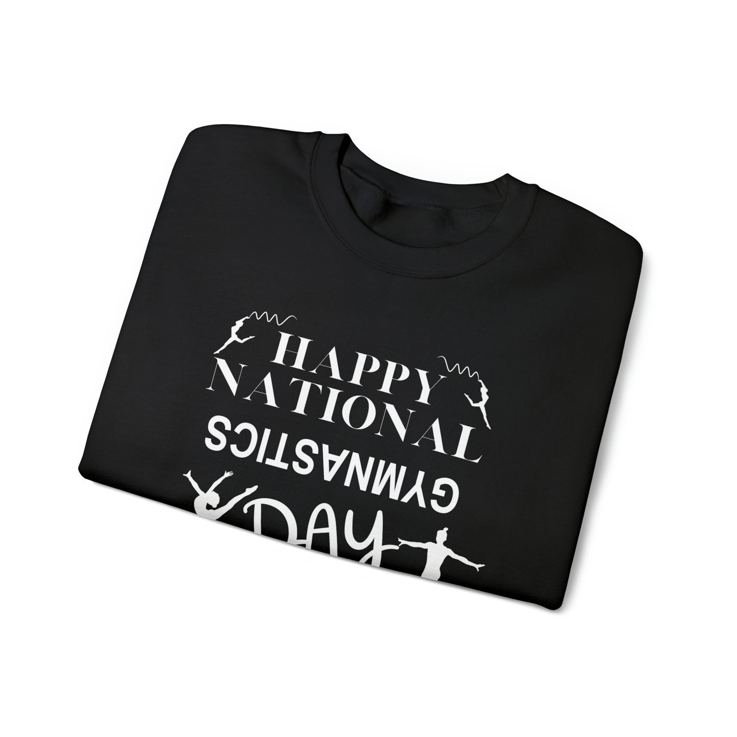 Happy National Gymnastics Day Unisex Heavy Blend™ Crewneck Sweatshirt