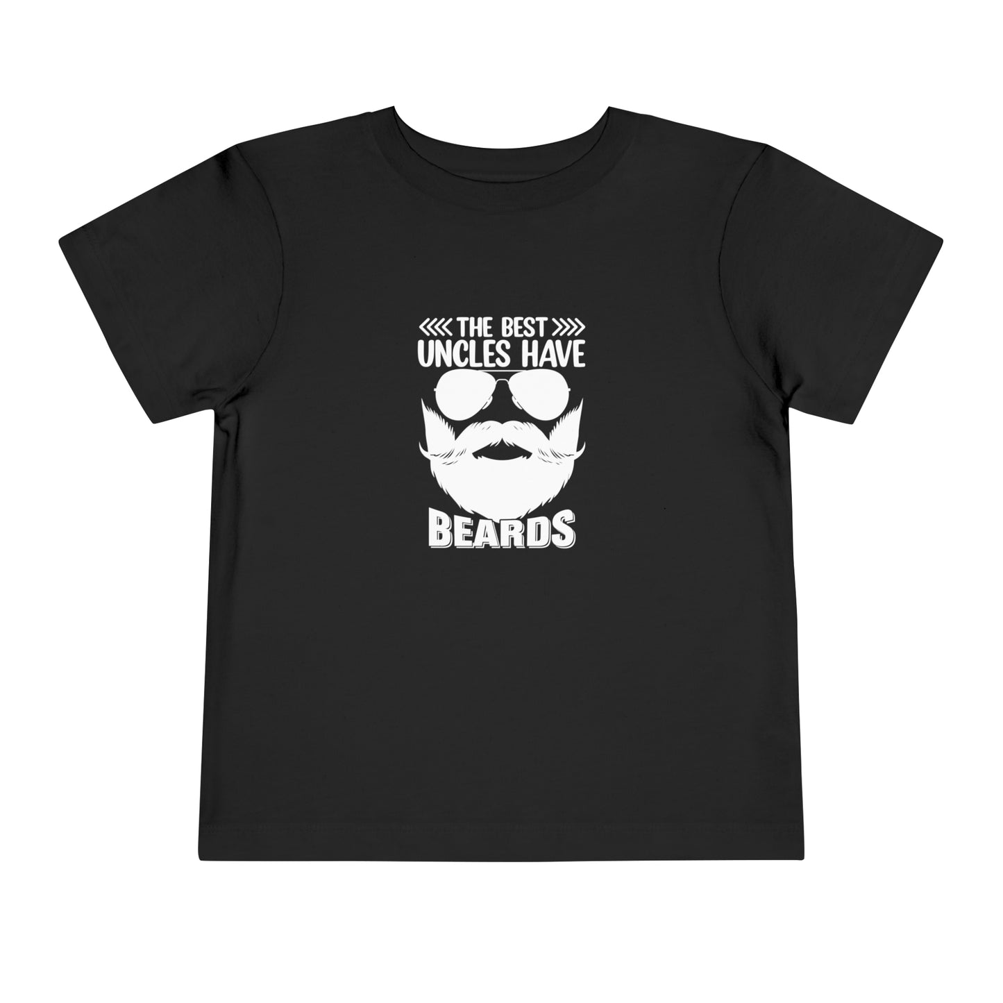 The Best Uncles Have Beards Toddler Short Sleeve Tee