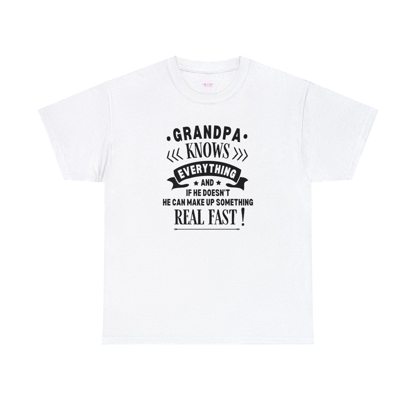 Grandpa Knows Everything Unisex Heavy Cotton Tee