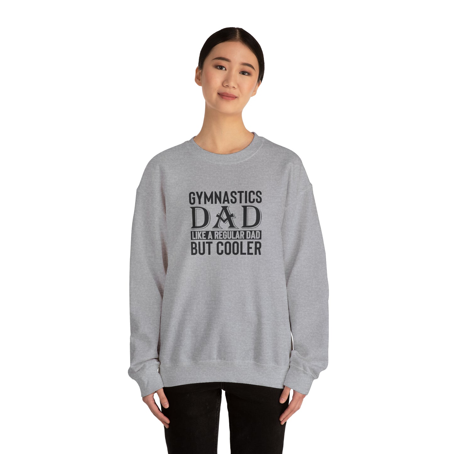 Gymnastics Dad like Regular Dad but Cooler Unisex Heavy Blend™ Crewneck Sweatshirt