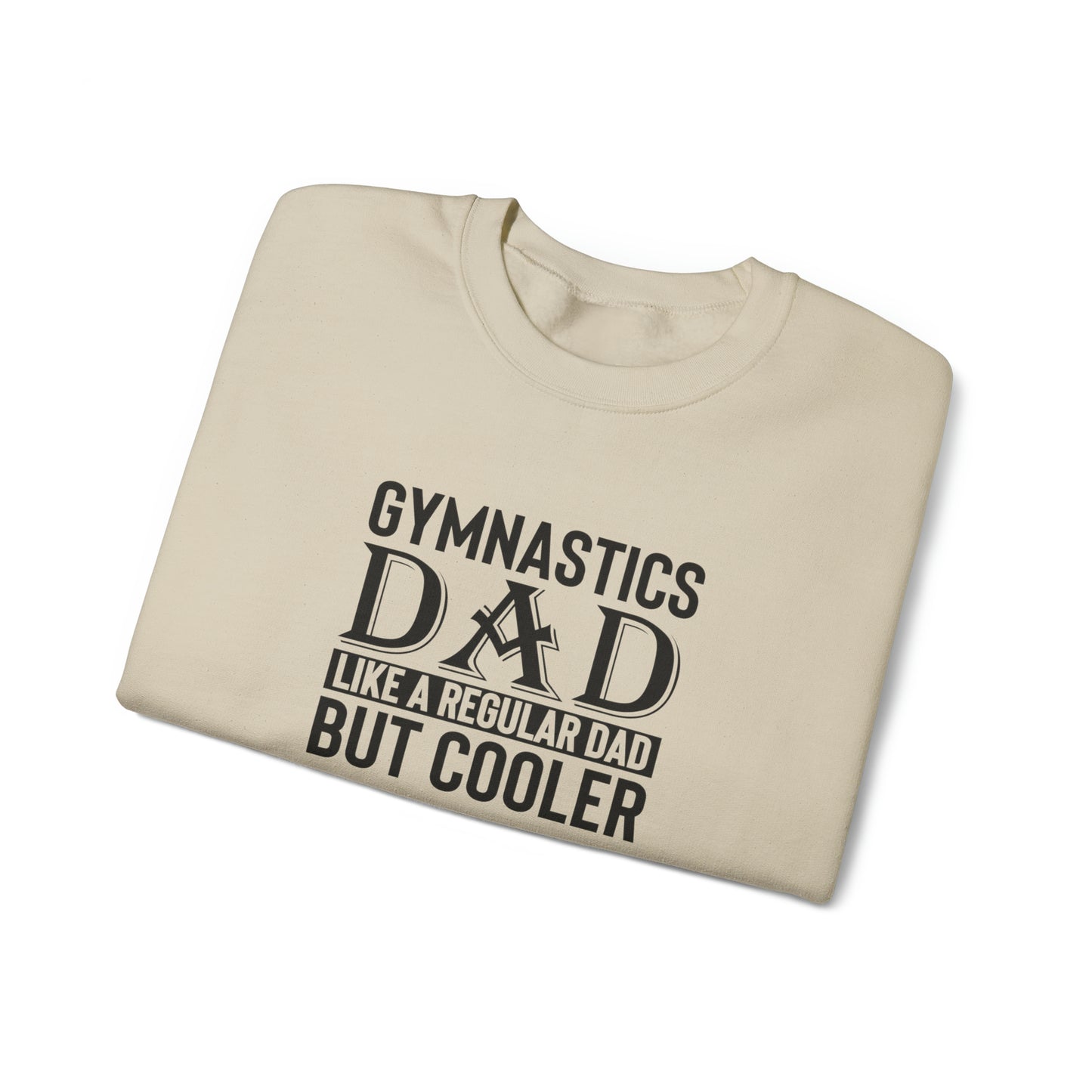 Gymnastics Dad like Regular Dad but Cooler Unisex Heavy Blend™ Crewneck Sweatshirt