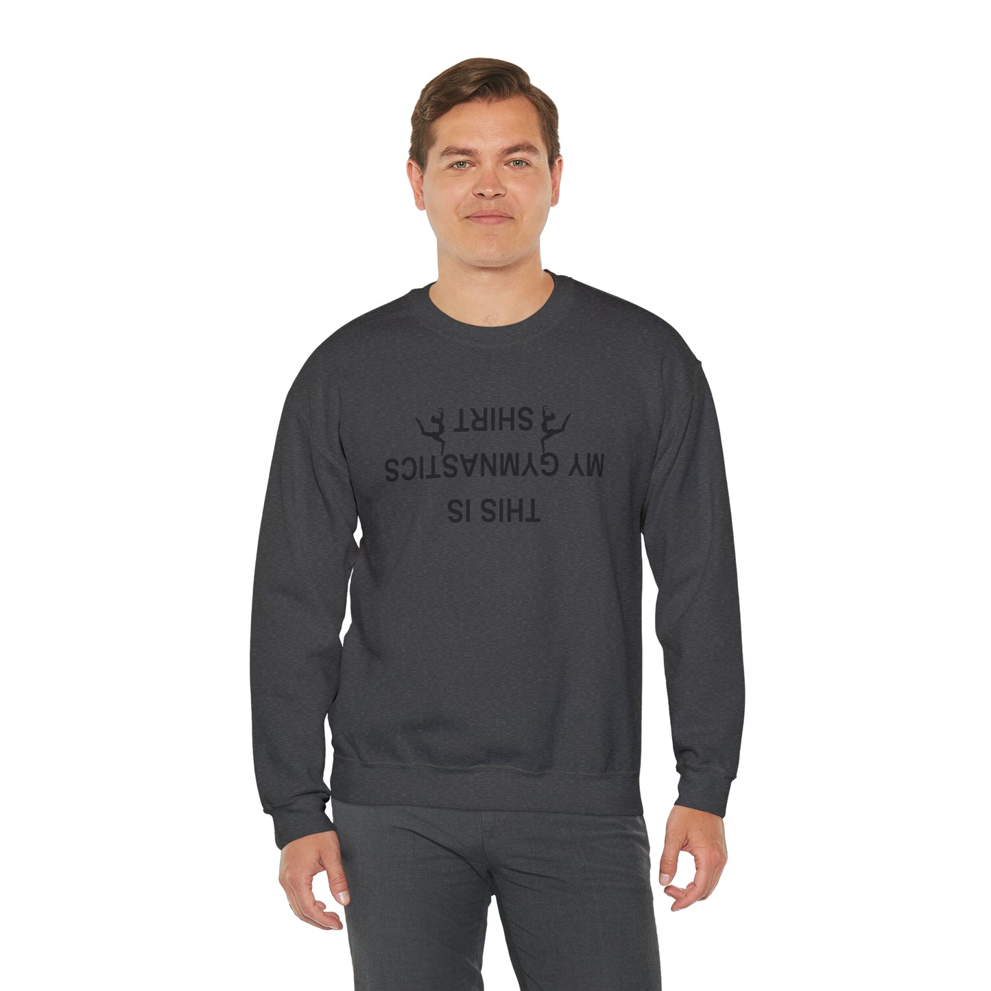 This is My Gymnastics Shirt (upside down) Unisex Heavy Blend™ Crewneck Sweatshirt