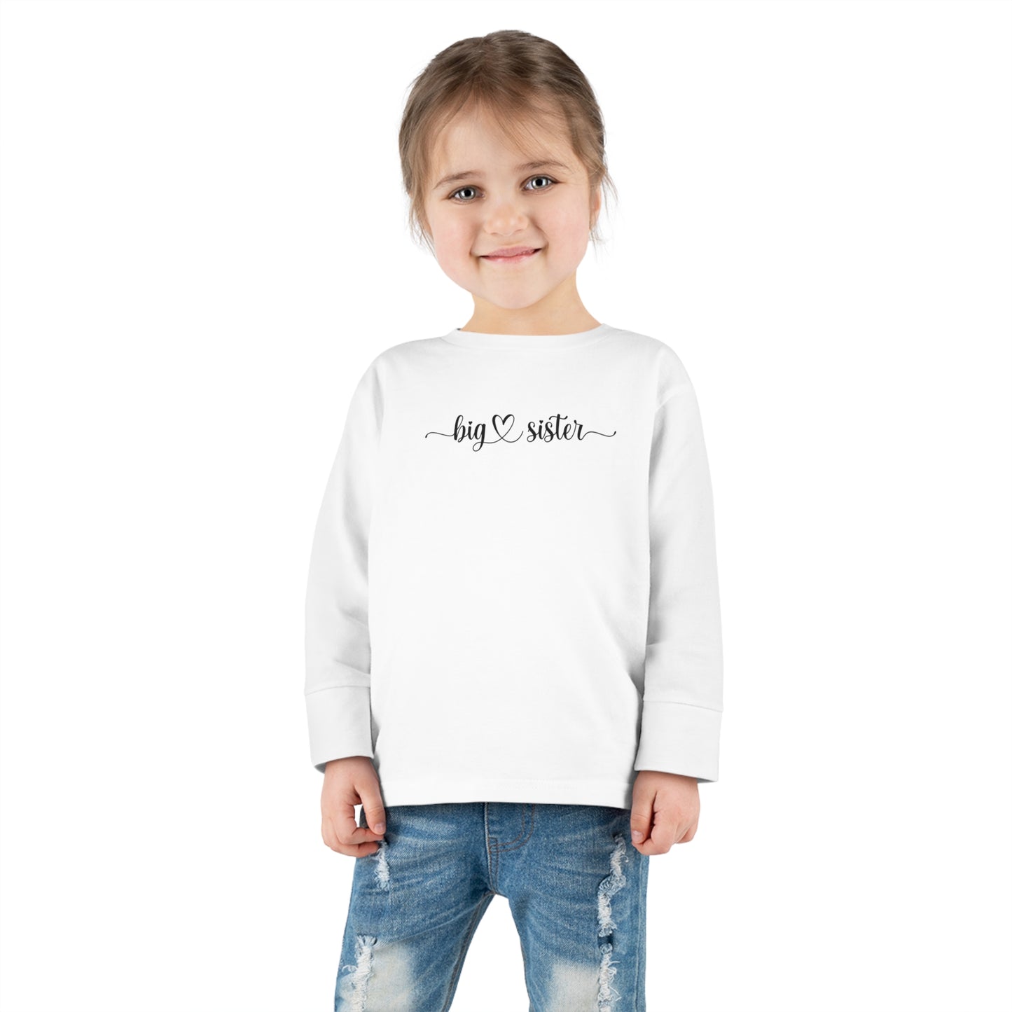 Big Sister Toddler Long Sleeve Tee