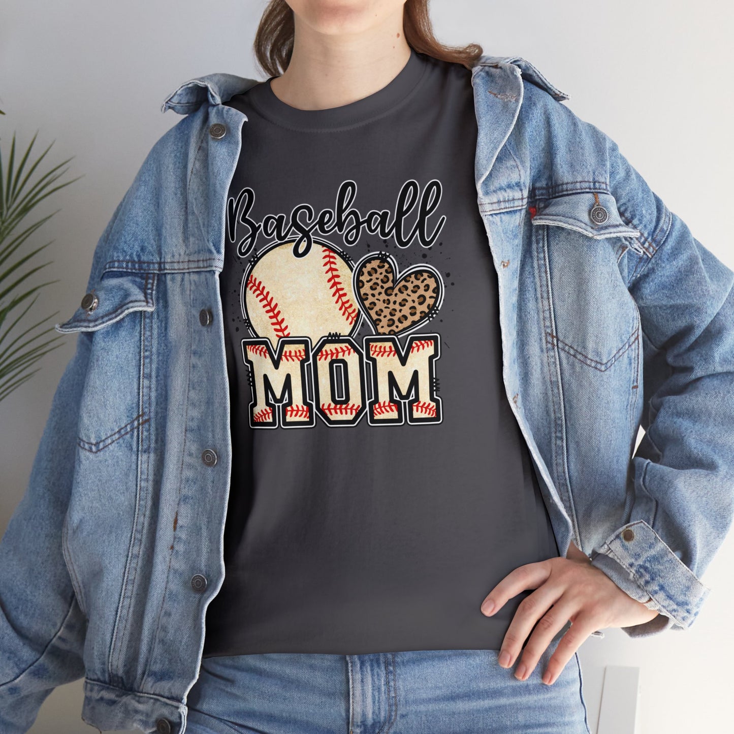 Baseball MOM shirt Unisex Heavy Cotton Tee