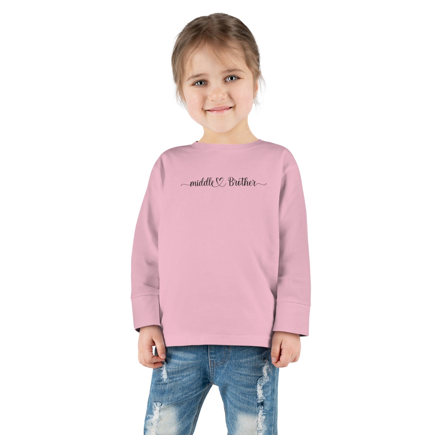 Middle Brother Toddler Long Sleeve Tee