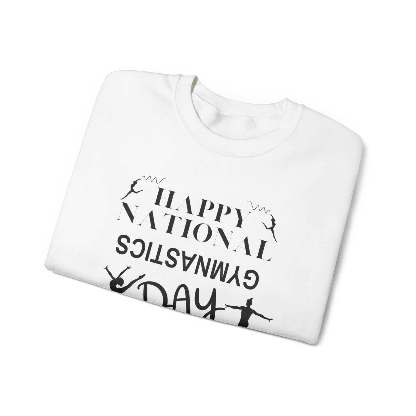 Happy National Gymnastics Day Unisex Heavy Blend™ Crewneck Sweatshirt