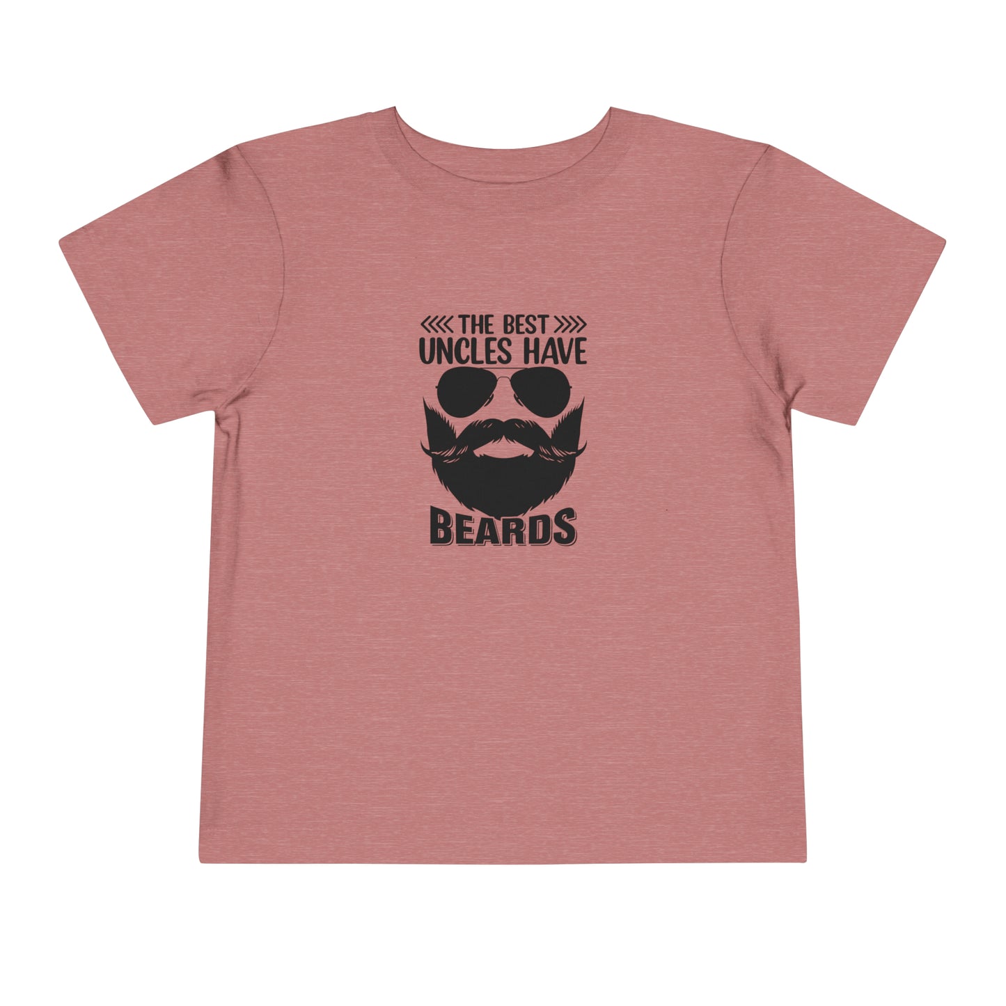 The Best Uncles Have Beards Toddler Short Sleeve Tee