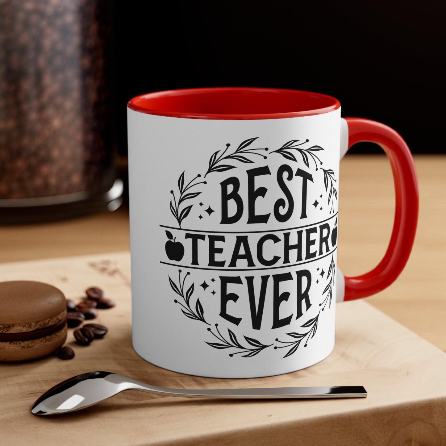 Best Teacher Ever Accent Coffee Mug, 11oz