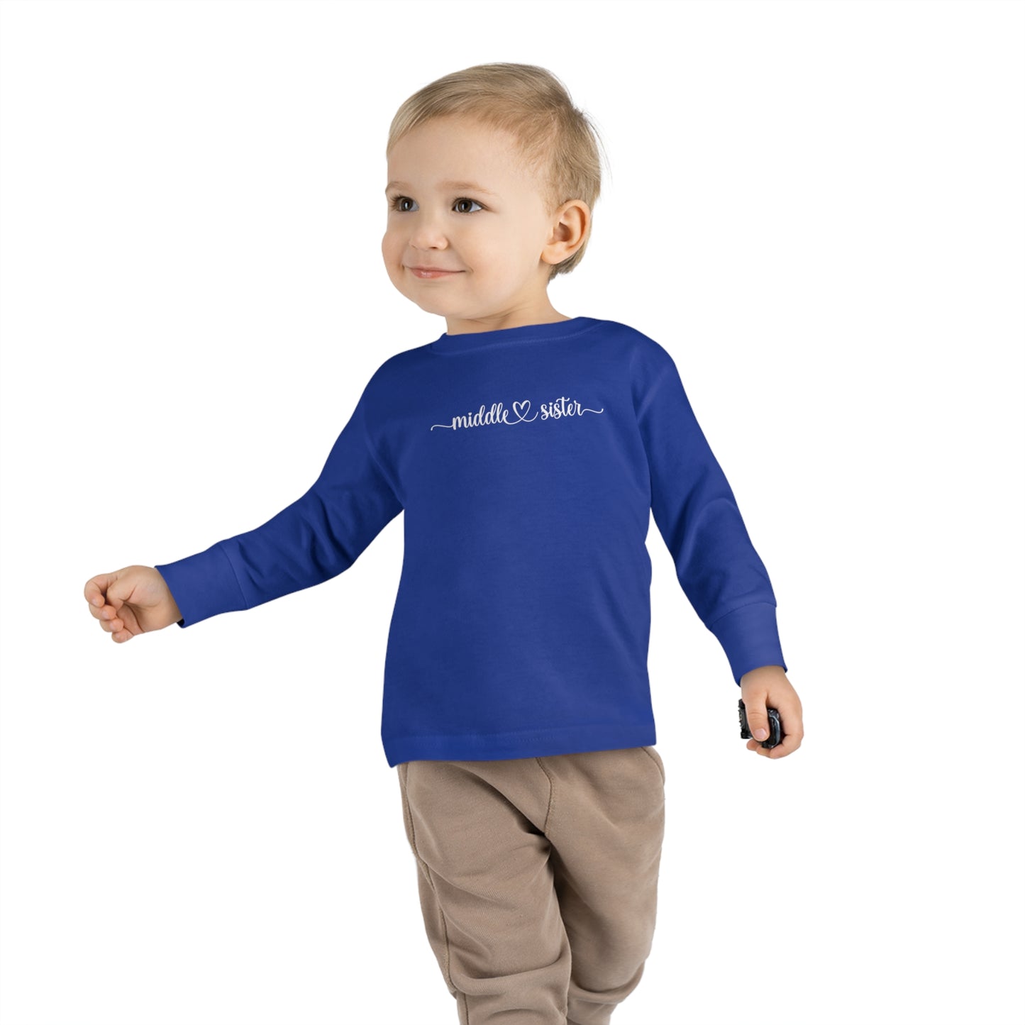 Middle Sister Toddler Long Sleeve Tee