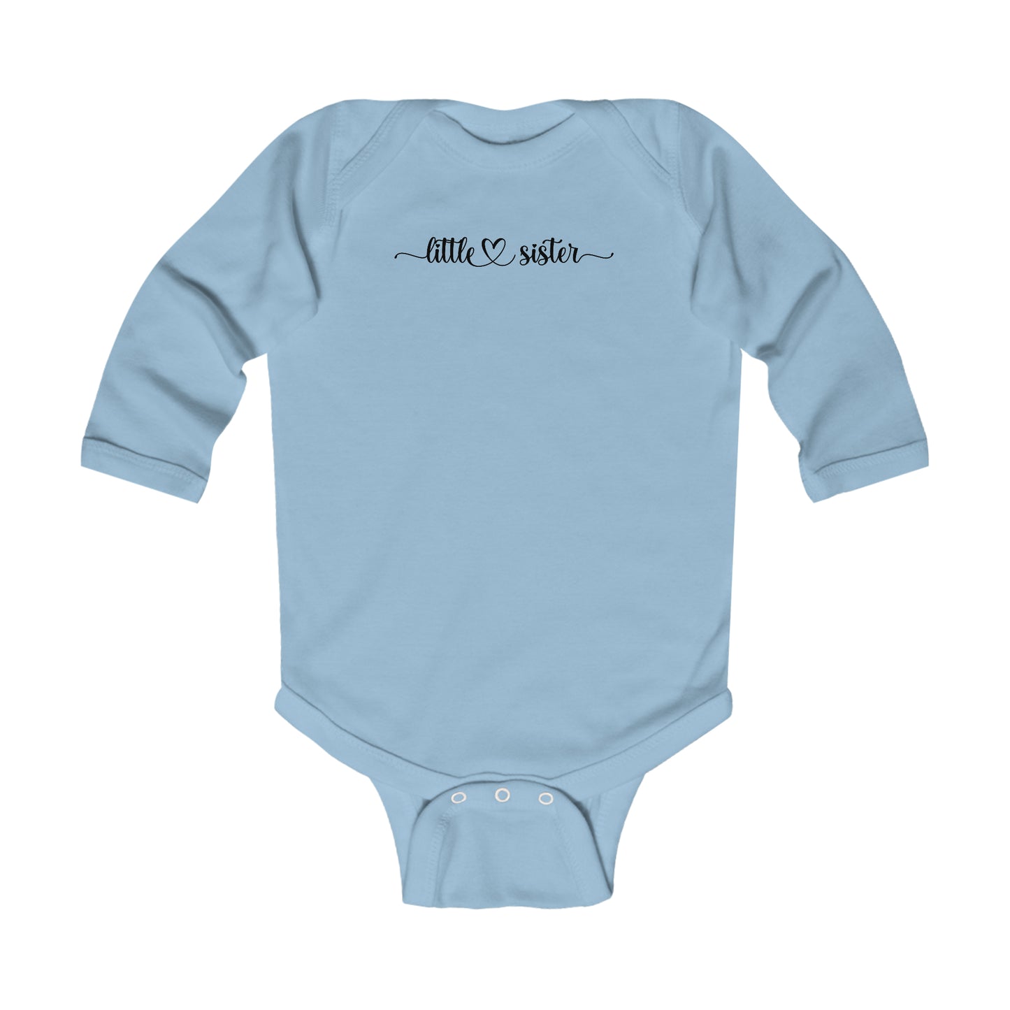 Little Sister Infant Long Sleeve Onesie