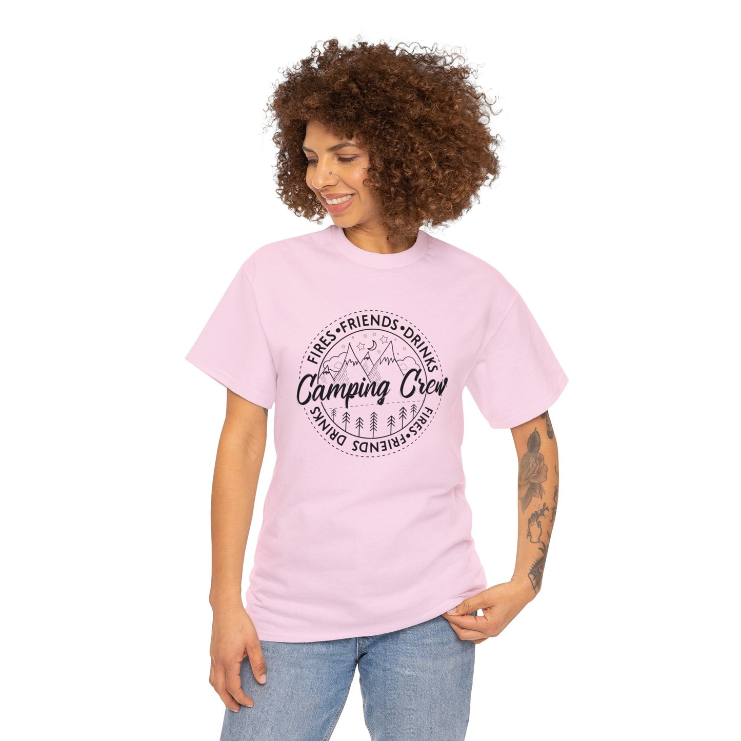 Camping Crew Unisex Heavy Cotton Tee