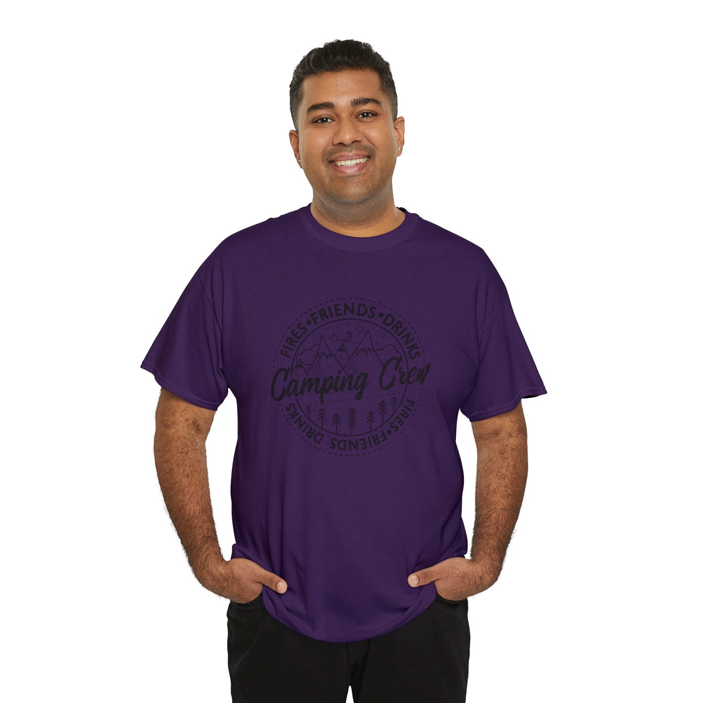 Camping Crew Unisex Heavy Cotton Tee