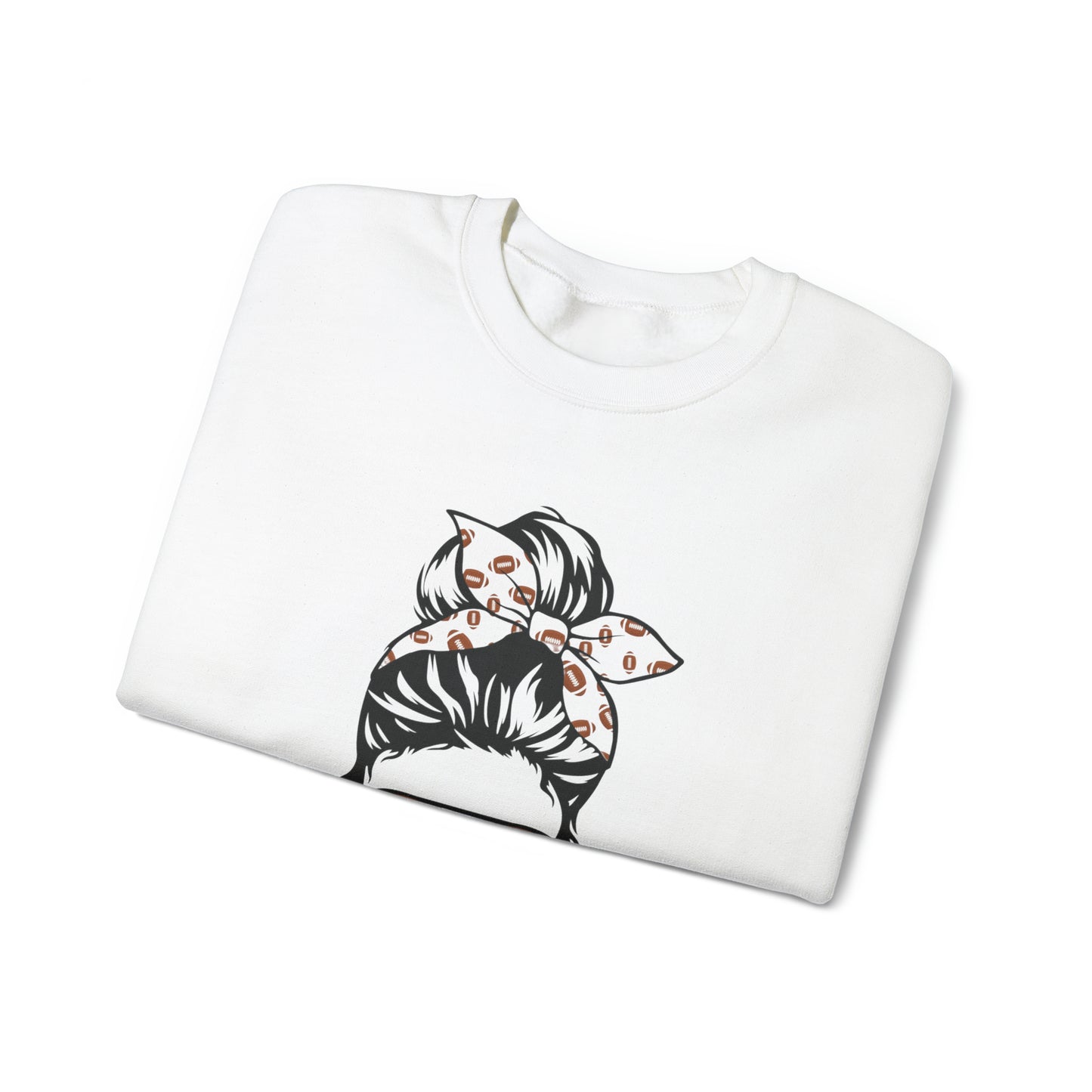 Mom of Both (football/cheerleading) Unisex Heavy Blend™ Crewneck Sweatshirt