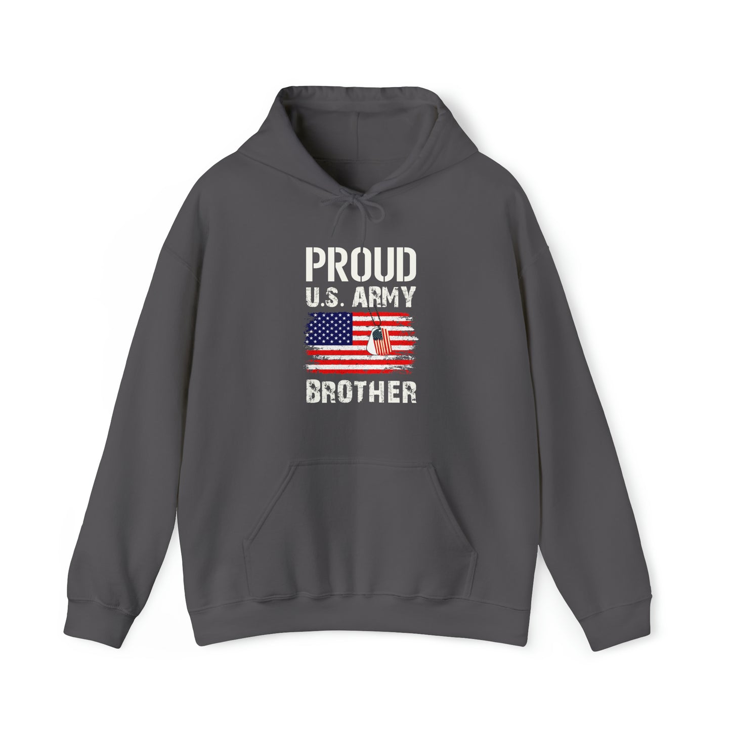 Proud US Army Brother Unisex Heavy Blend™ Hooded Sweatshirt