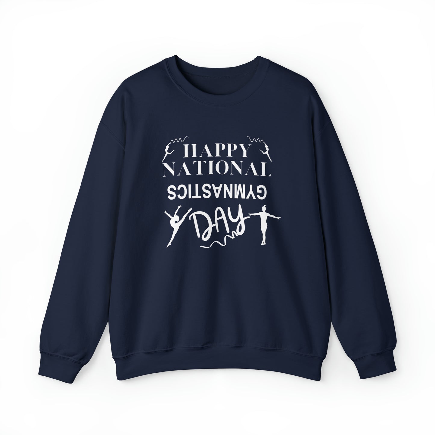 Happy National Gymnastics Day Unisex Heavy Blend™ Crewneck Sweatshirt